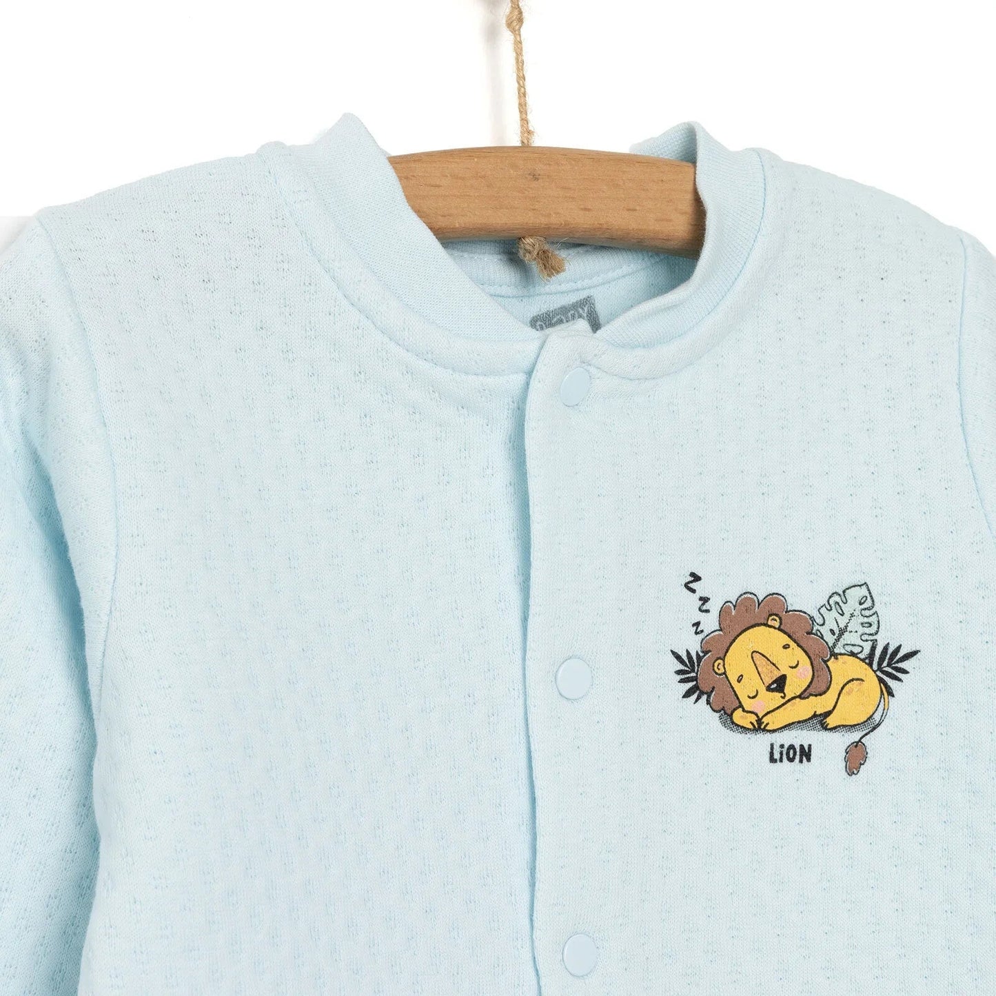 HelloBaby Boy Quilted Cardigan - Blue - mezetto ebebek ebebek