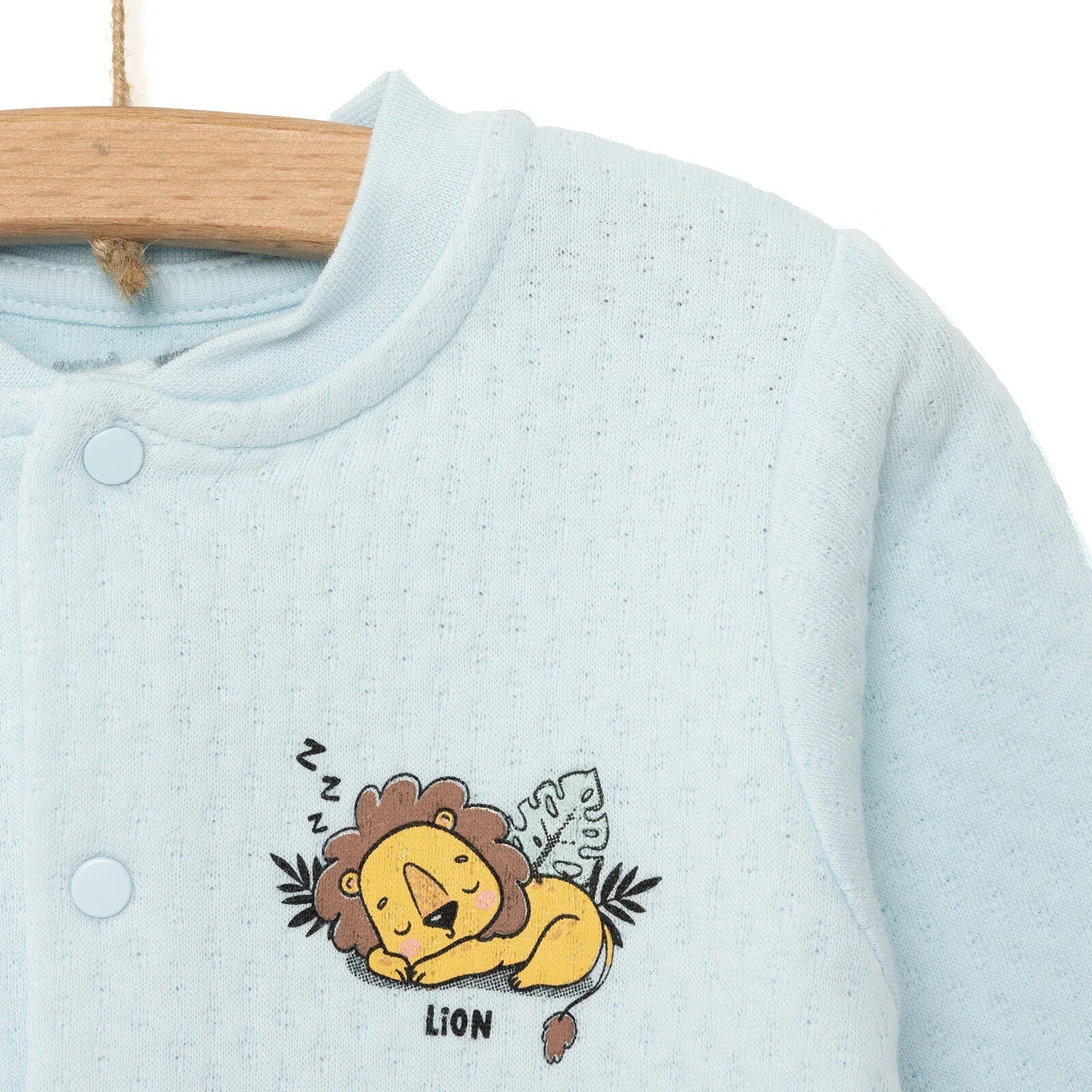 HelloBaby Boy Quilted Cardigan - Blue - mezetto ebebek ebebek