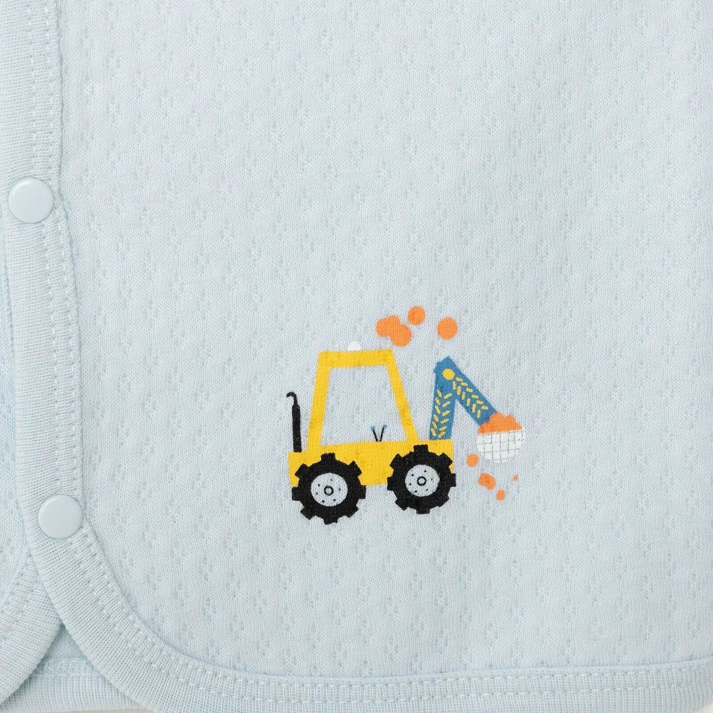 HelloBaby Boy Quilted Vest - Light Blue - mezetto ebebek ebebek
