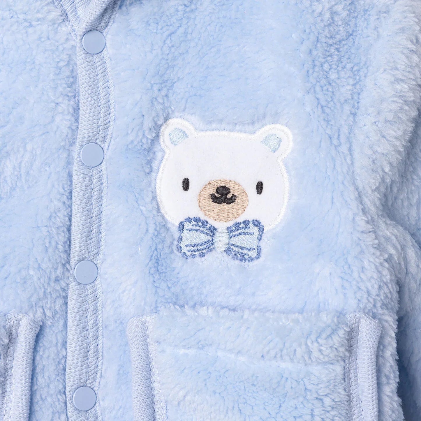 HelloBaby Cardigan - Blue - mezetto ebebek ebebek