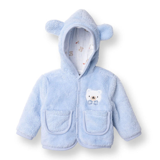 HelloBaby Cardigan - Blue - mezetto ebebek ebebek