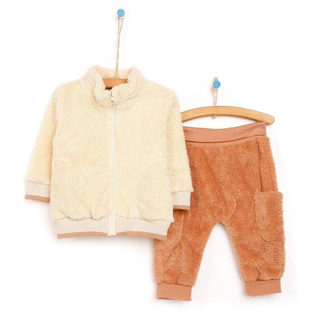 HelloBaby Cardigan - Bottom - Mink - mezetto ebebek ebebek