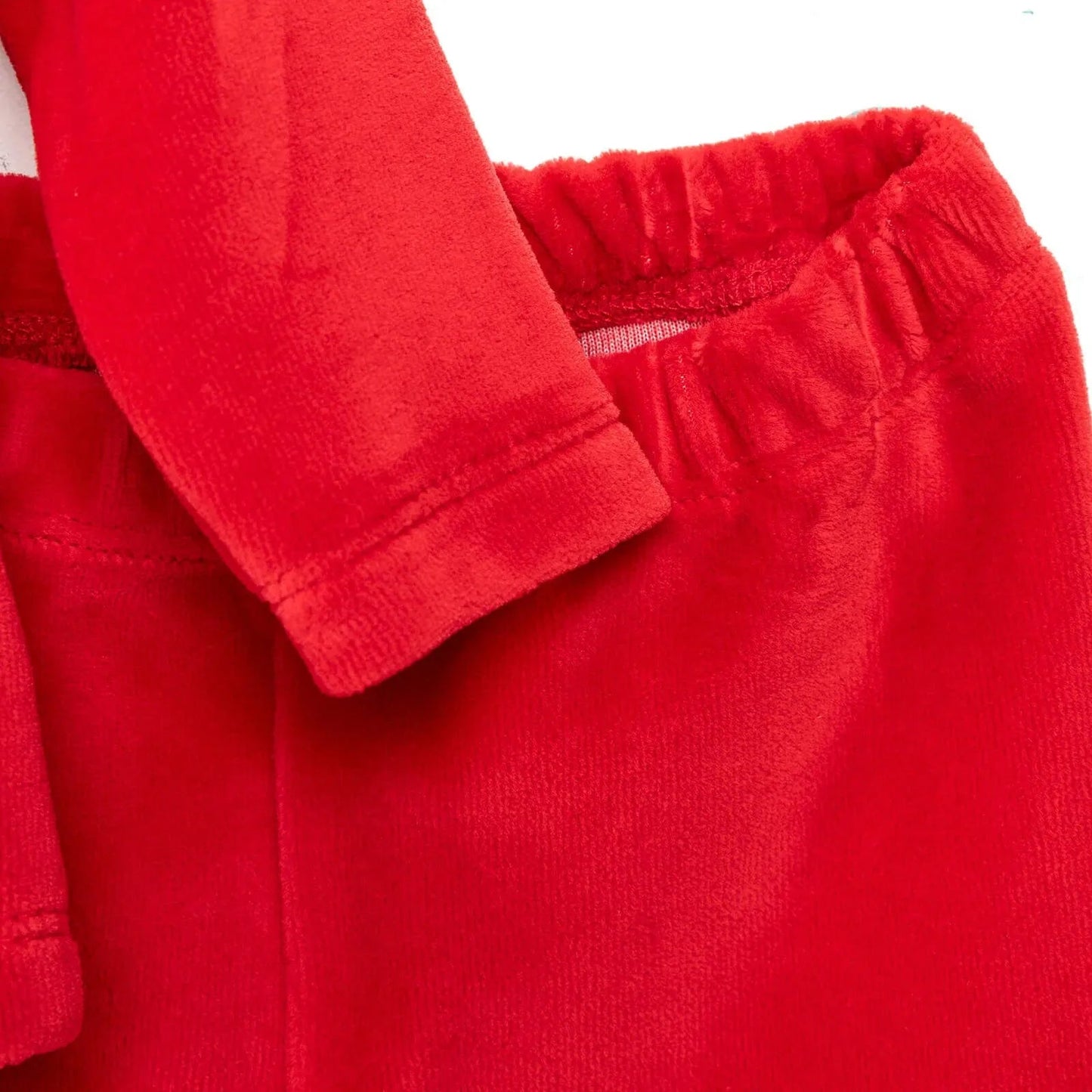 HelloBaby Cardigan - Footed Bottom - Red - mezetto ebebek ebebek