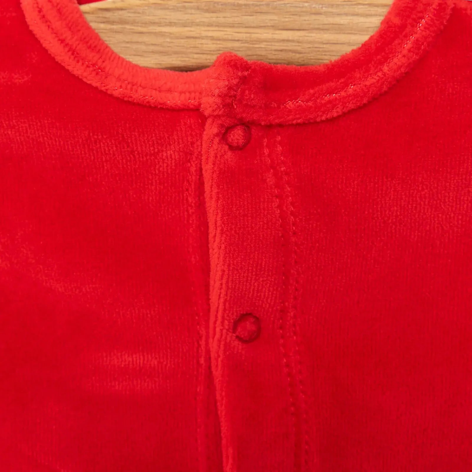 HelloBaby Cardigan - Footed Bottom - Red - mezetto ebebek ebebek