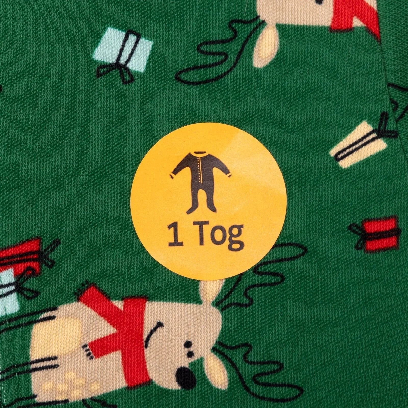 HelloBaby Christmas Baby Boy Sleepsuit - Dark Green - mezetto ebebek ebebek
