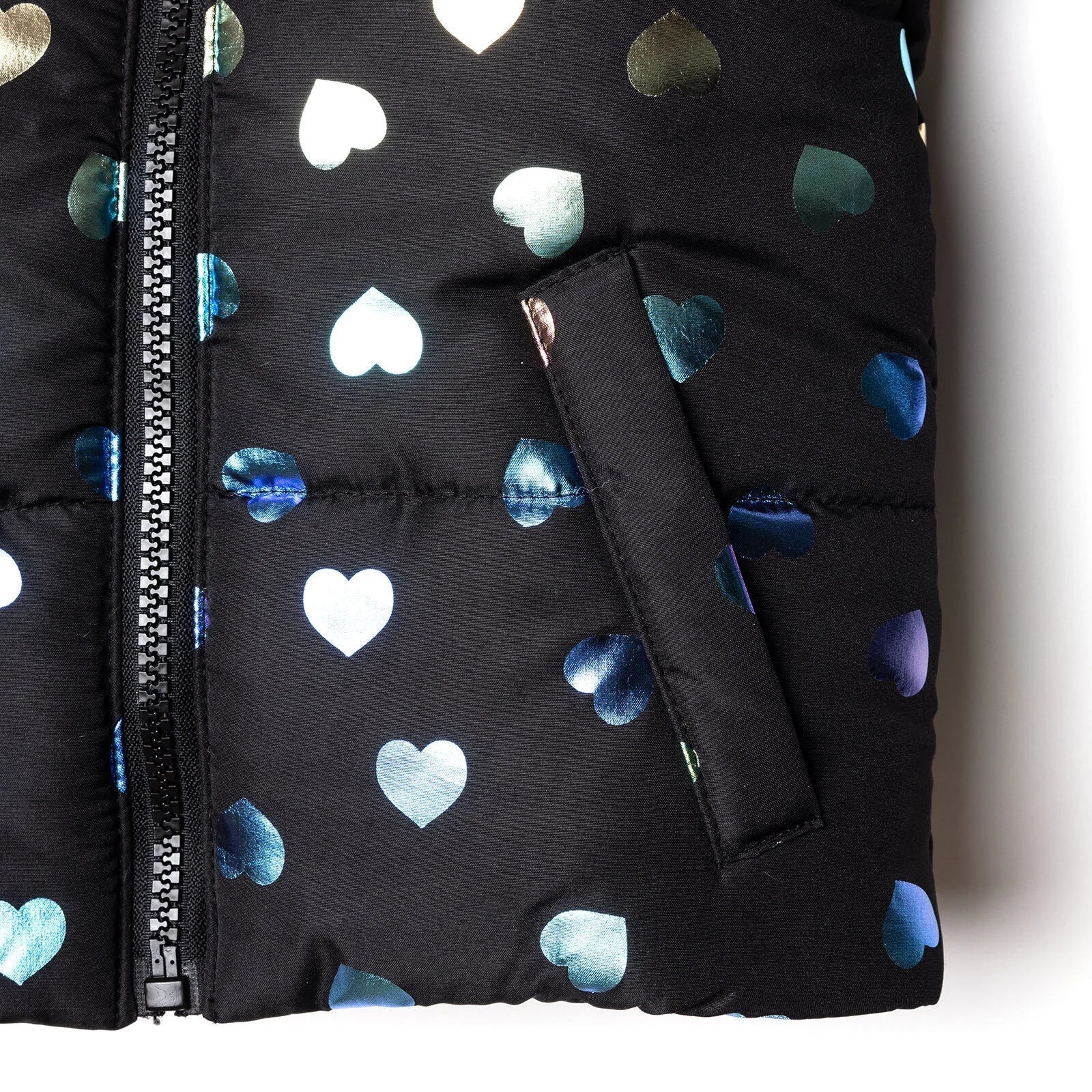 HelloBaby Coat - Black Printed - mezetto ebebek ebebek