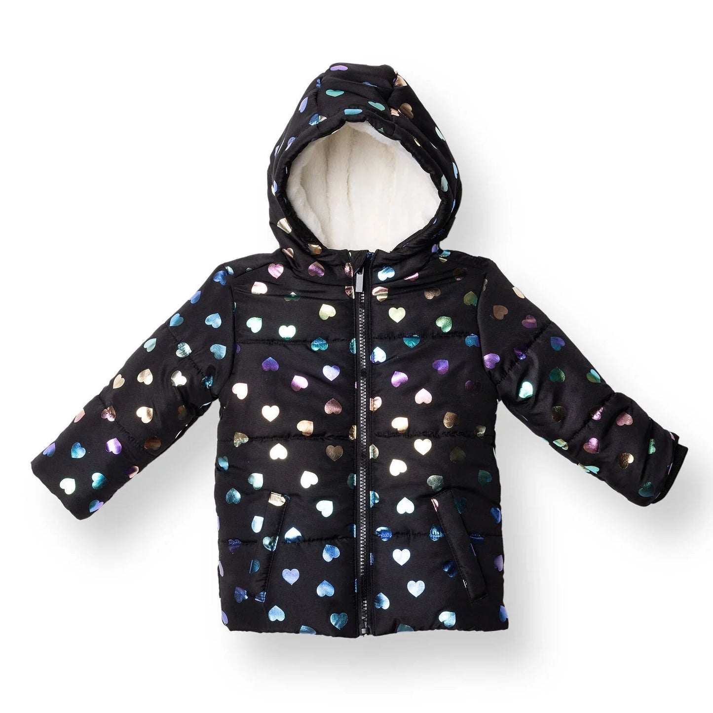 HelloBaby Coat - Black Printed - mezetto ebebek ebebek