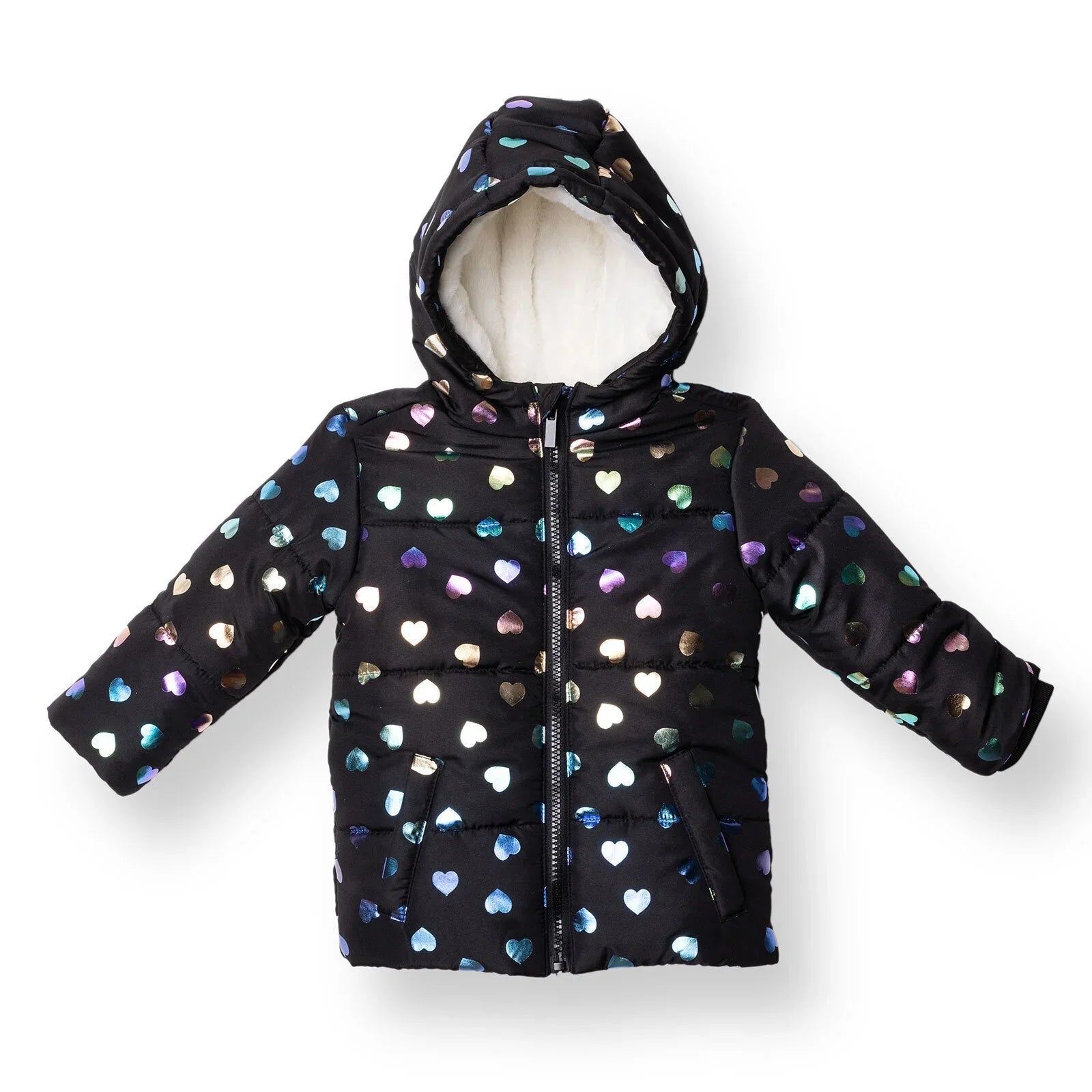 HelloBaby Coat - Black Printed - mezetto ebebek ebebek