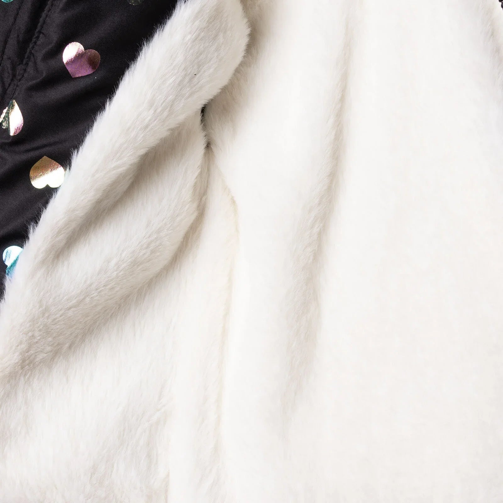 HelloBaby Coat - Black Printed - mezetto ebebek ebebek