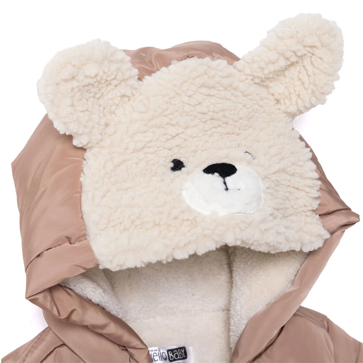 HelloBaby Coat - Brown - mezetto ebebek ebebek