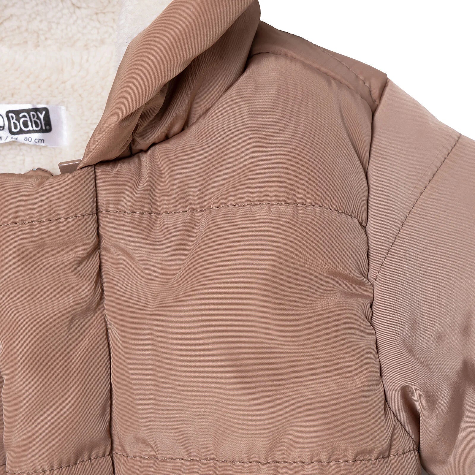 HelloBaby Coat - Brown - mezetto ebebek ebebek