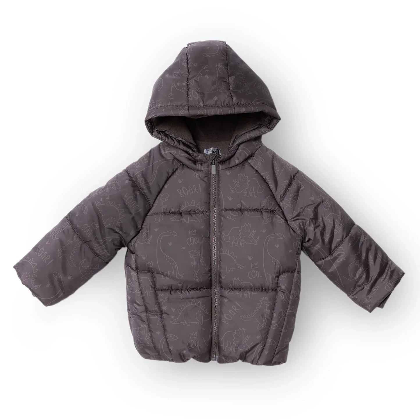 HelloBaby Coat - Brown Printed - mezetto ebebek ebebek