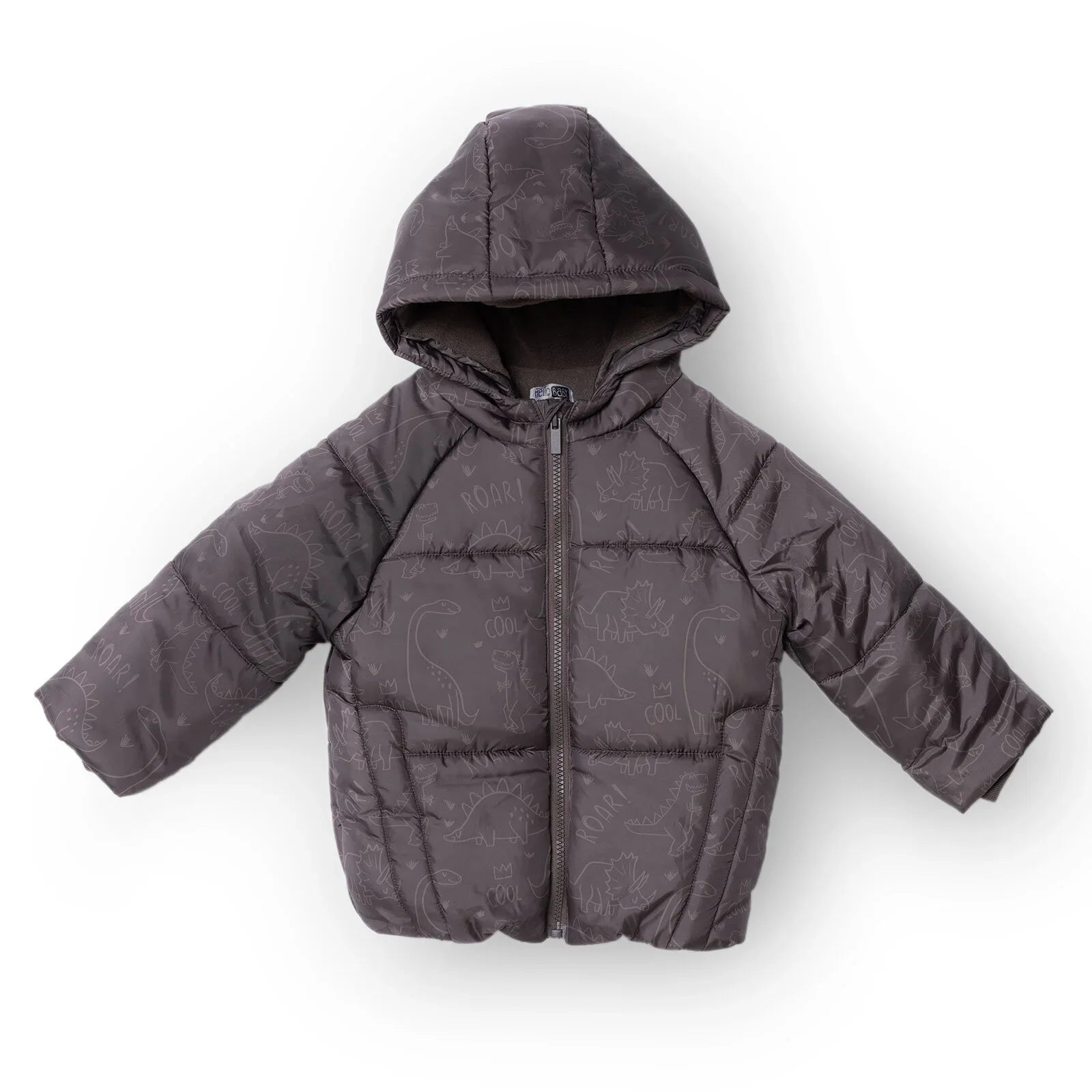 HelloBaby Coat - Brown Printed - mezetto ebebek ebebek