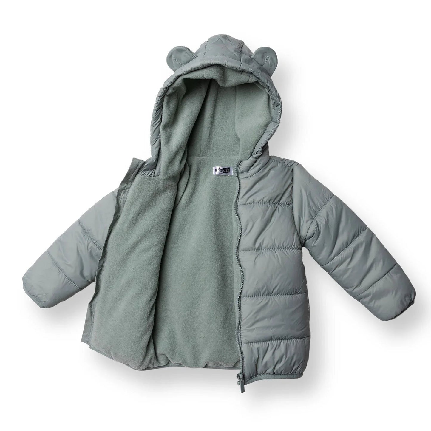 HelloBaby Coat - Green - mezetto ebebek ebebek