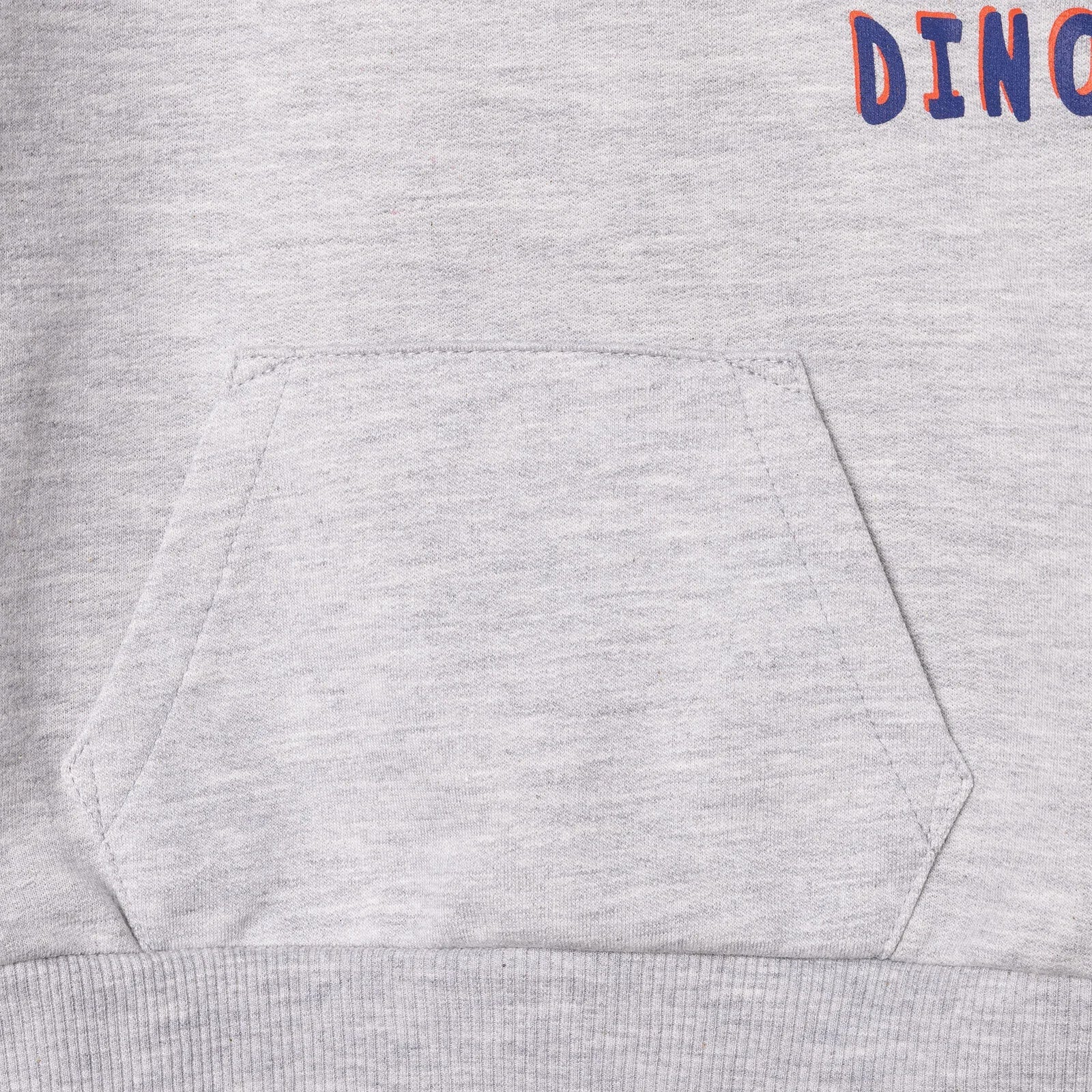 HelloBaby Cool Dino Jogging Set - Grey Melange - mezetto ebebek ebebek