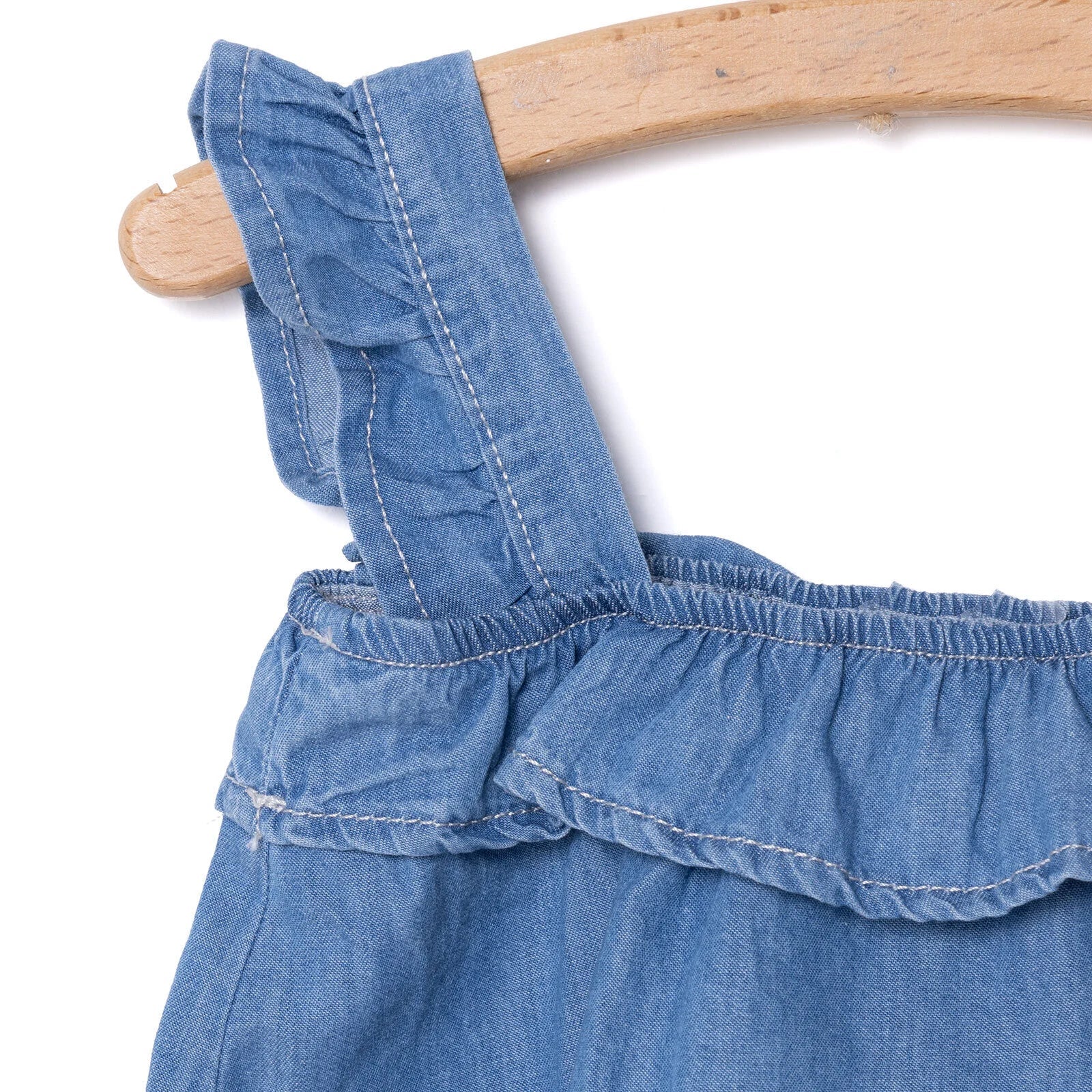 HelloBaby Daisy Girl Blouse & Shorts - Indigo - mezetto ebebek ebebek