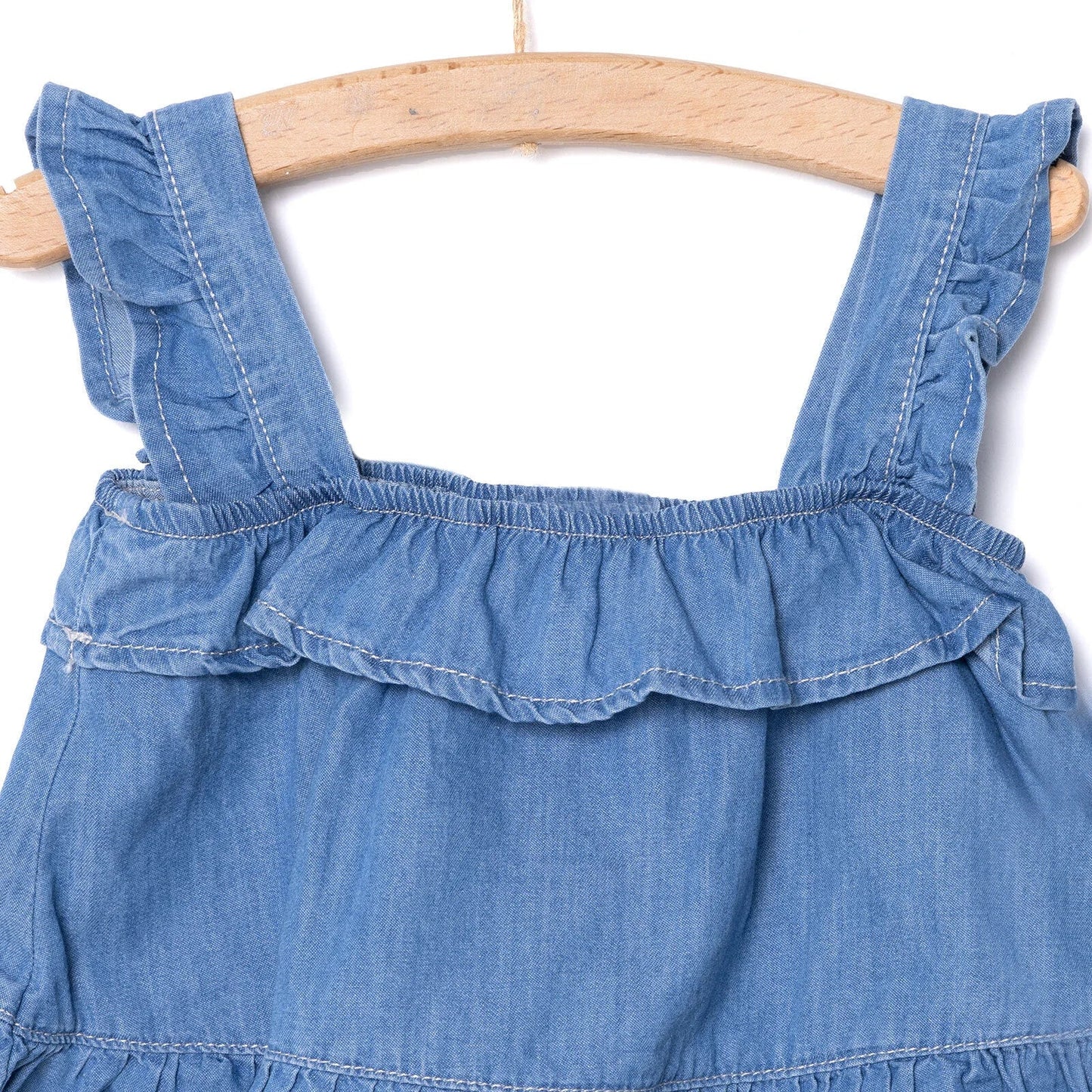 HelloBaby Daisy Girl Blouse & Shorts - Indigo - mezetto ebebek ebebek