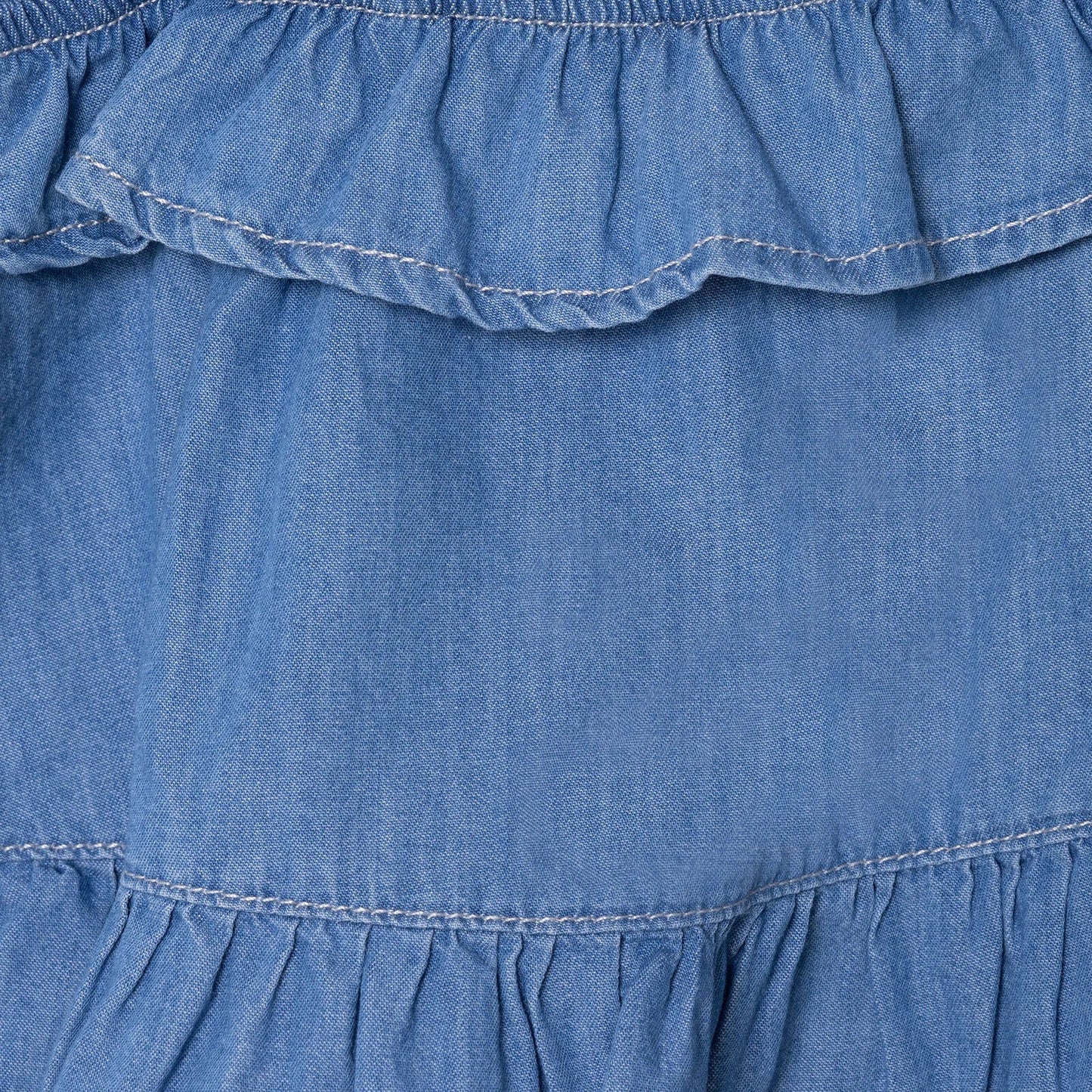 HelloBaby Daisy Girl Blouse & Shorts - Indigo - mezetto ebebek ebebek