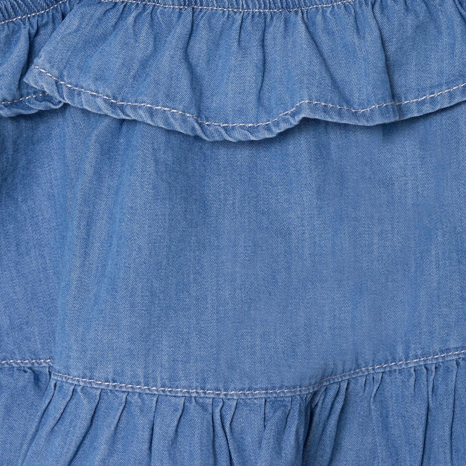 HelloBaby Daisy Girl Blouse & Shorts - Indigo - mezetto ebebek ebebek