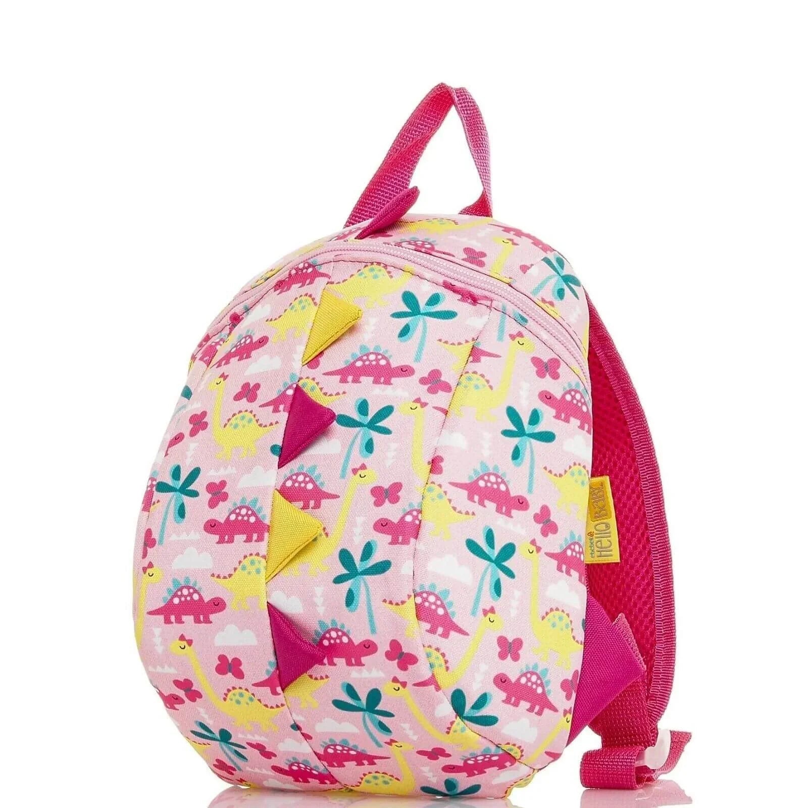 HelloBaby Dinosaur Baby Backpack - Light Pink - mezetto ebebek ebebek