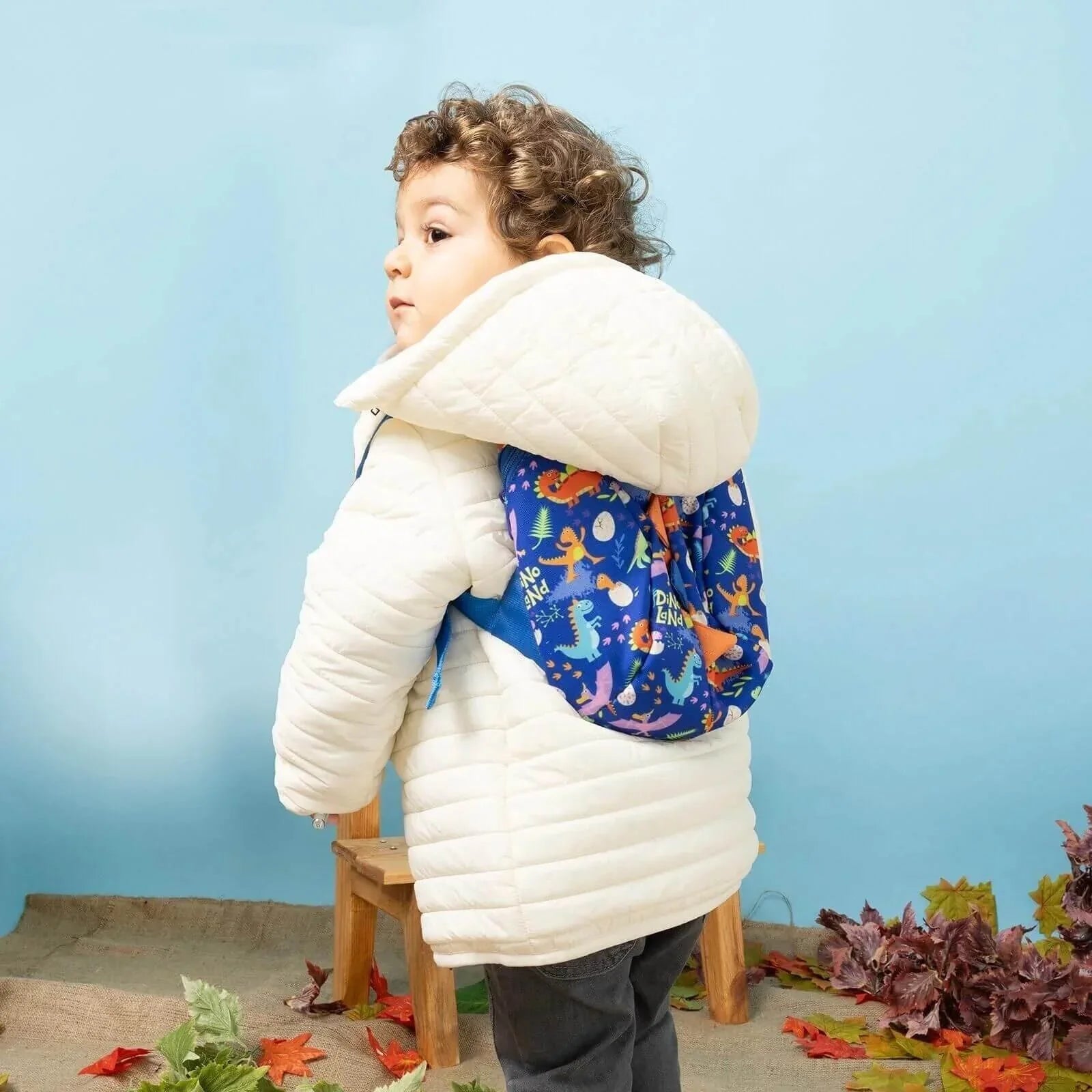 HelloBaby Dinosaur Baby Backpack - Navy Blue - mezetto ebebek ebebek