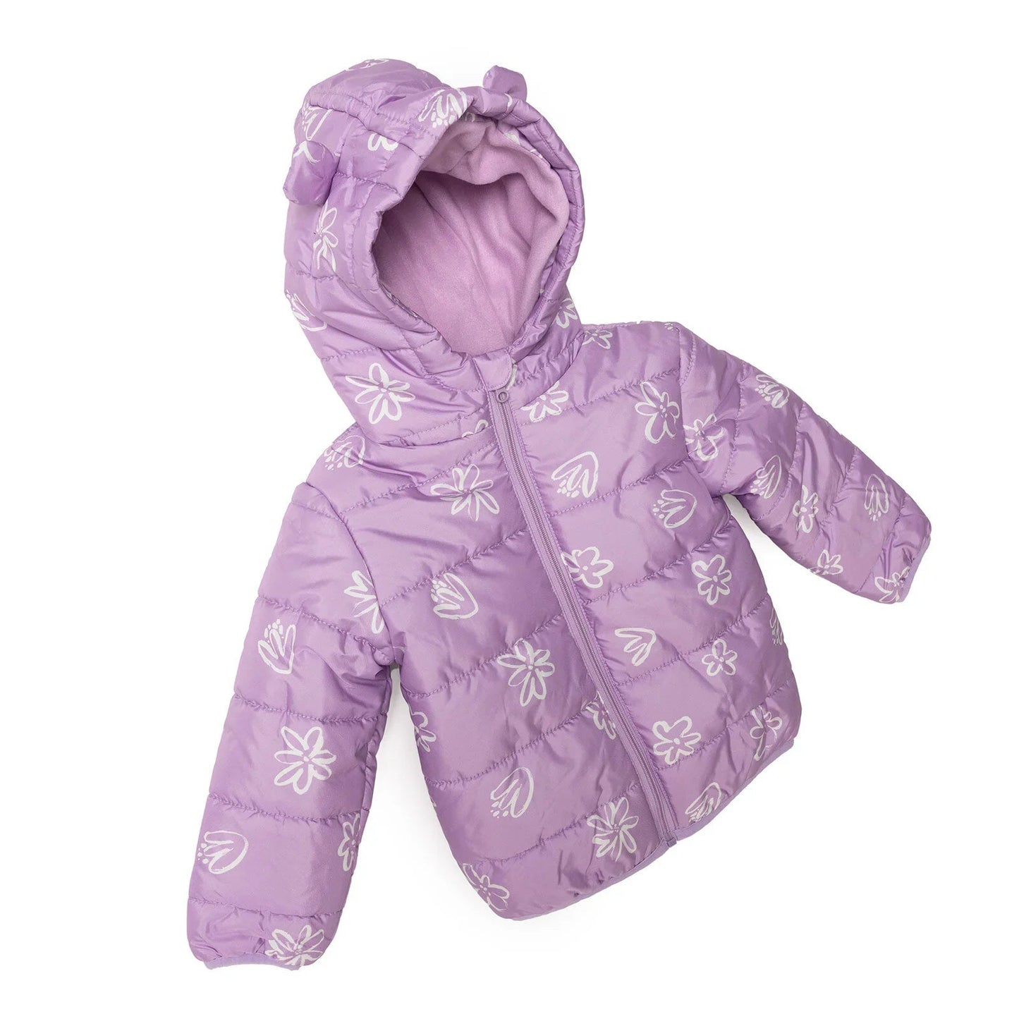 HelloBaby Floral Printed Girl Coat - Printed - mezetto ebebek ebebek