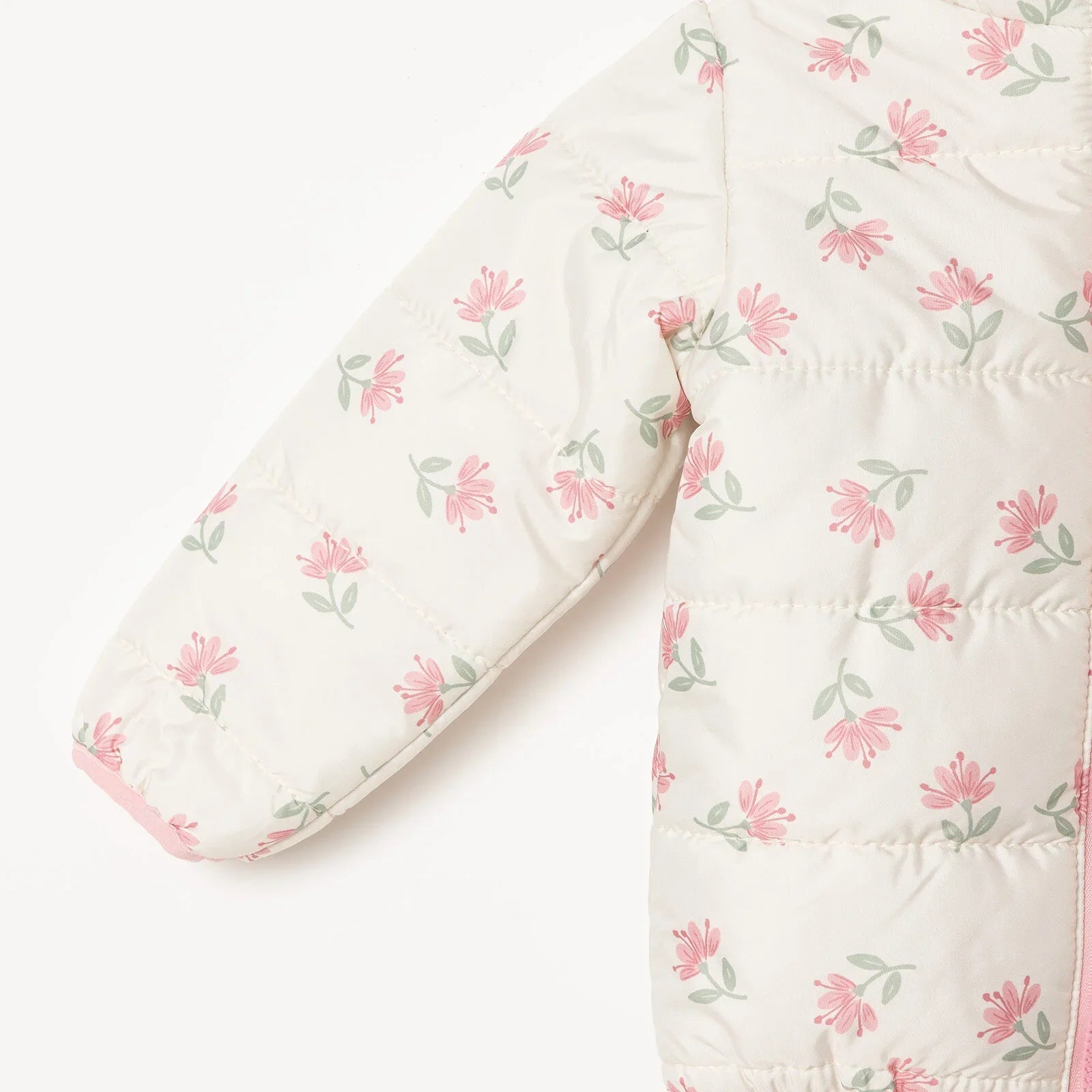 HelloBaby Floral Printed Girl Coat - Printed - mezetto ebebek ebebek