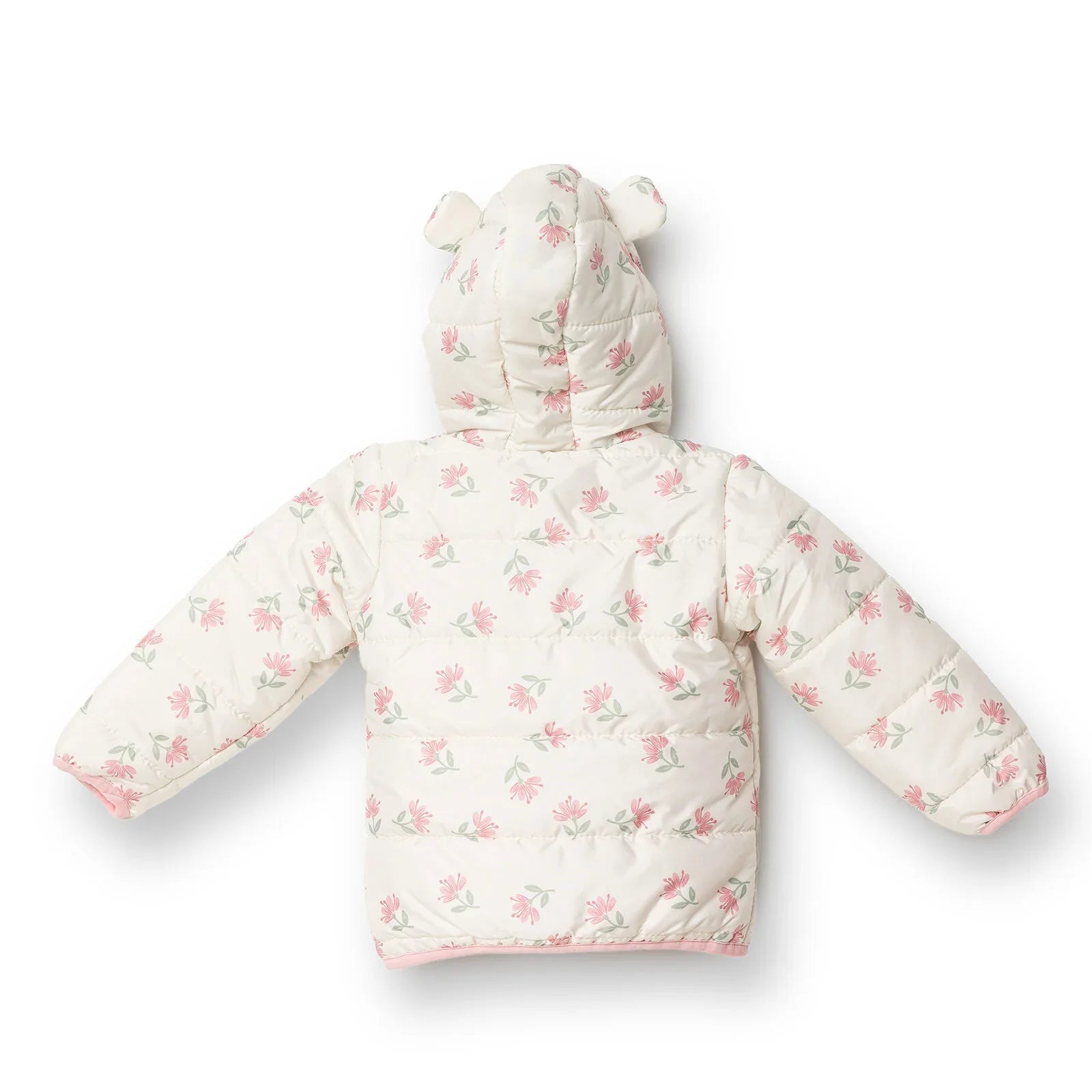 HelloBaby Floral Printed Girl Coat - Printed - mezetto ebebek ebebek