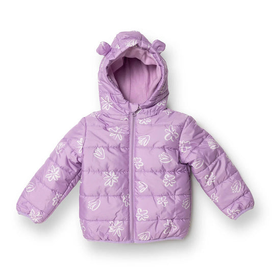 HelloBaby Floral Printed Girl Coat - Printed - mezetto ebebek ebebek