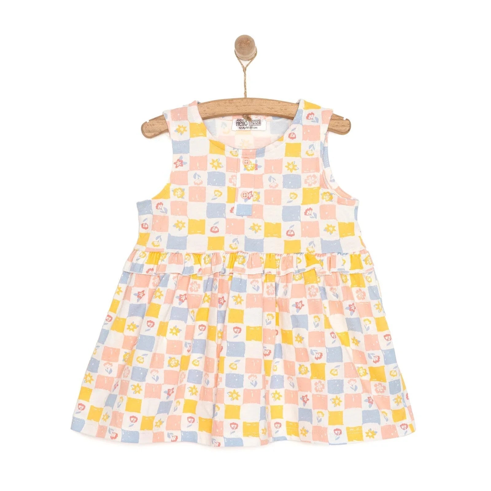 HelloBaby Flowers Girl Skirtall - Patterned - mezetto ebebek ebebek