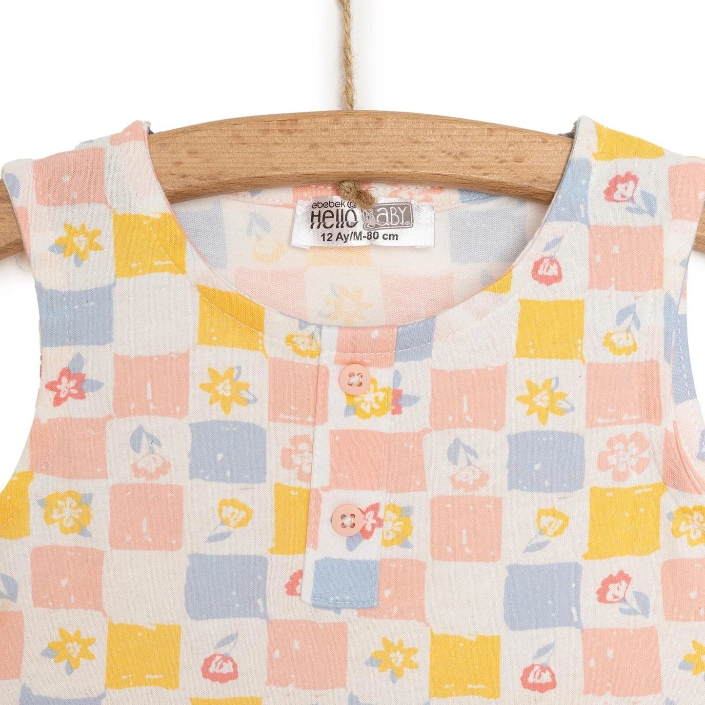 HelloBaby Flowers Girl Skirtall - Patterned - mezetto ebebek ebebek