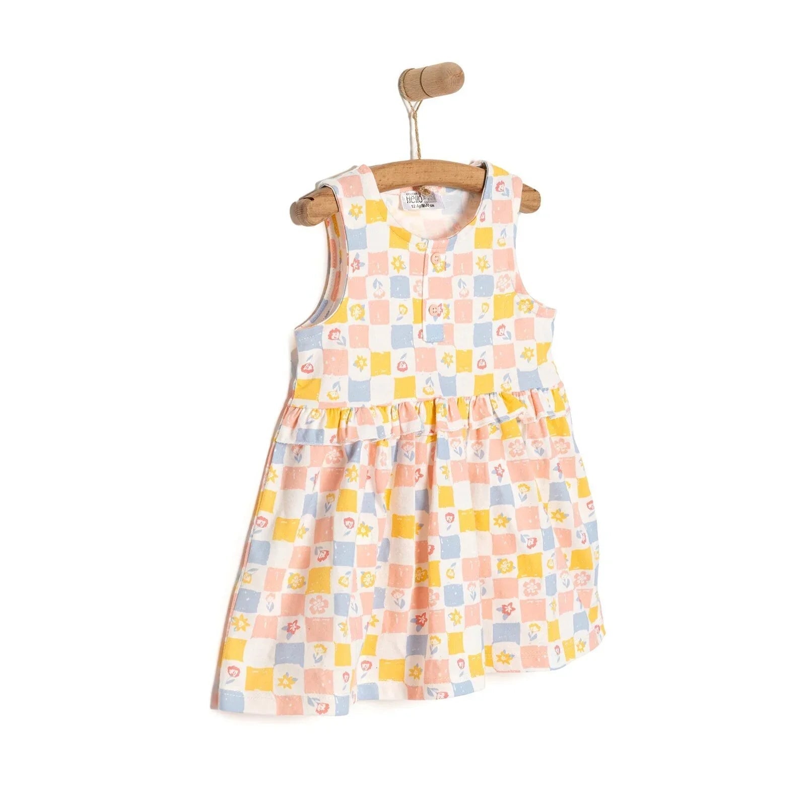 HelloBaby Flowers Girl Skirtall - Patterned - mezetto ebebek ebebek