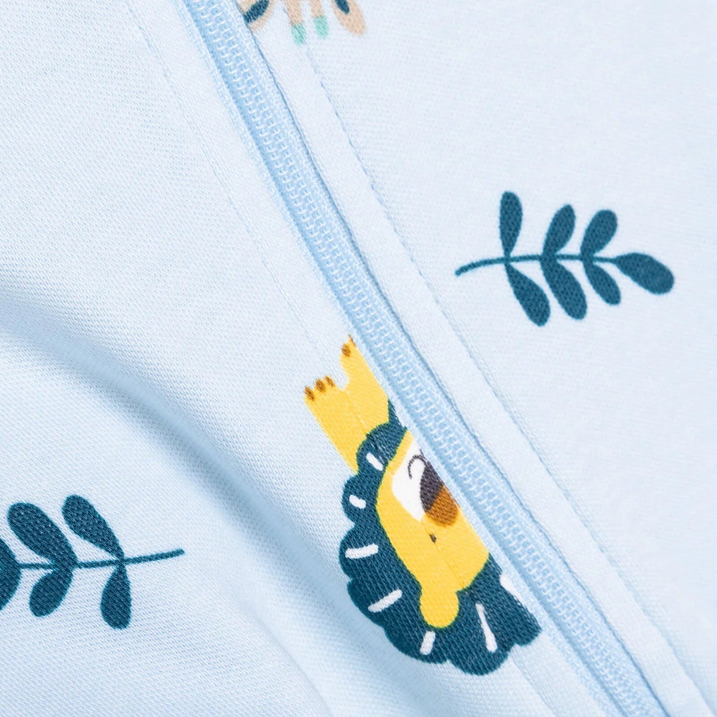HelloBaby Footed Jumpsuit - Light Blue - mezetto ebebek ebebek