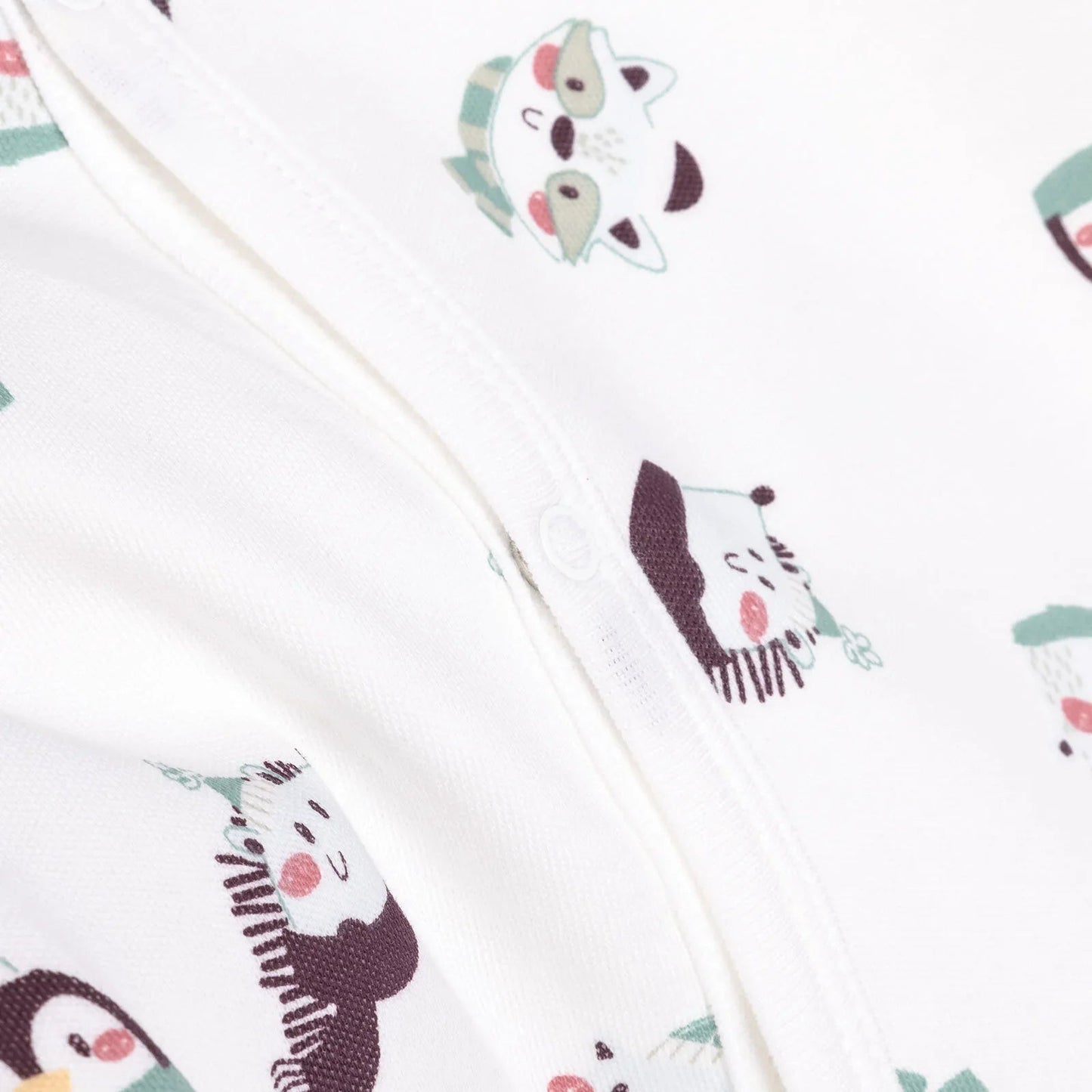 HelloBaby Footed Jumpsuit with Hat - Ecru - mezetto ebebek ebebek