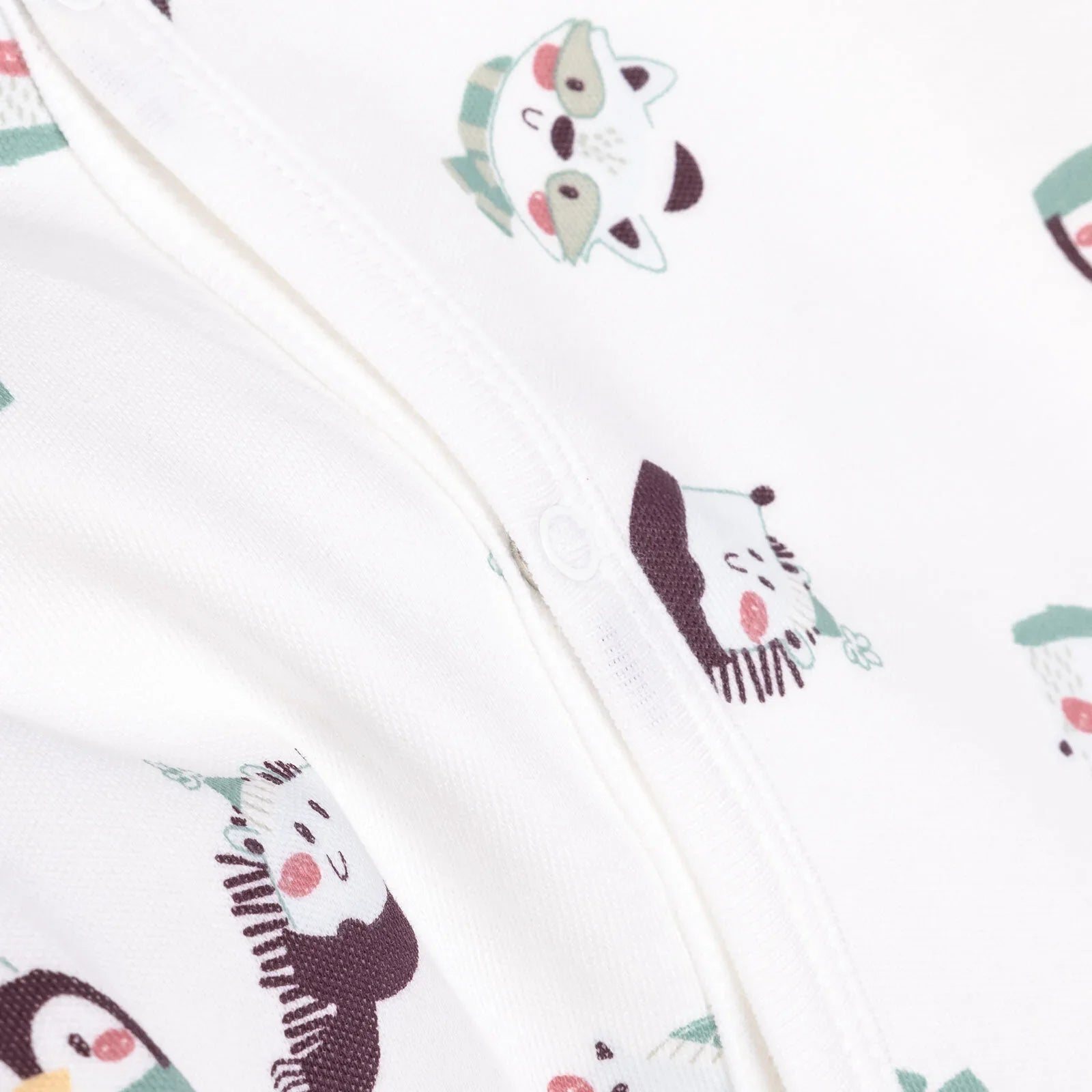 HelloBaby Footed Jumpsuit with Hat - Ecru - mezetto ebebek ebebek