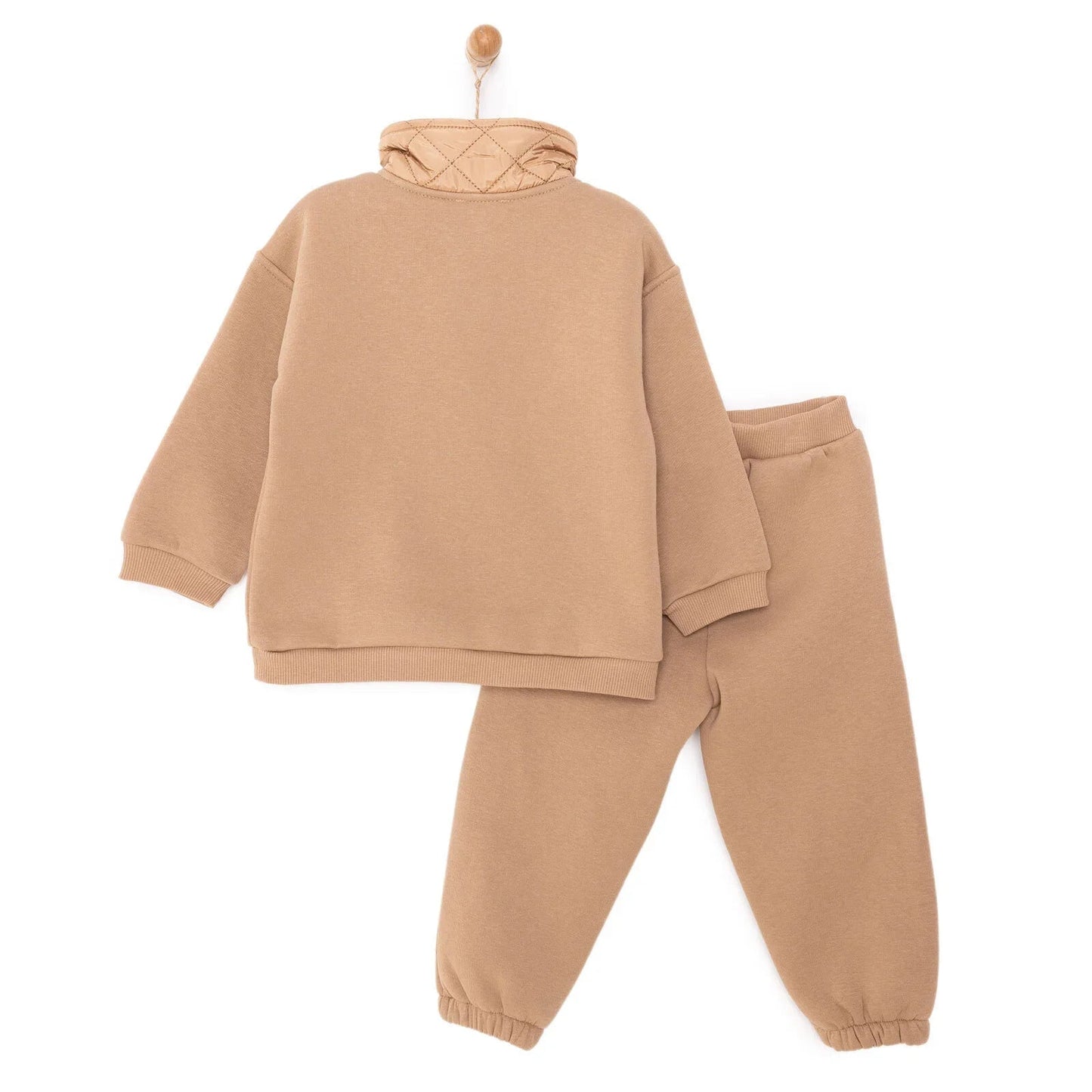 HelloBaby Forest Camp Boy Jogging Set - Ecru - mezetto ebebek ebebek