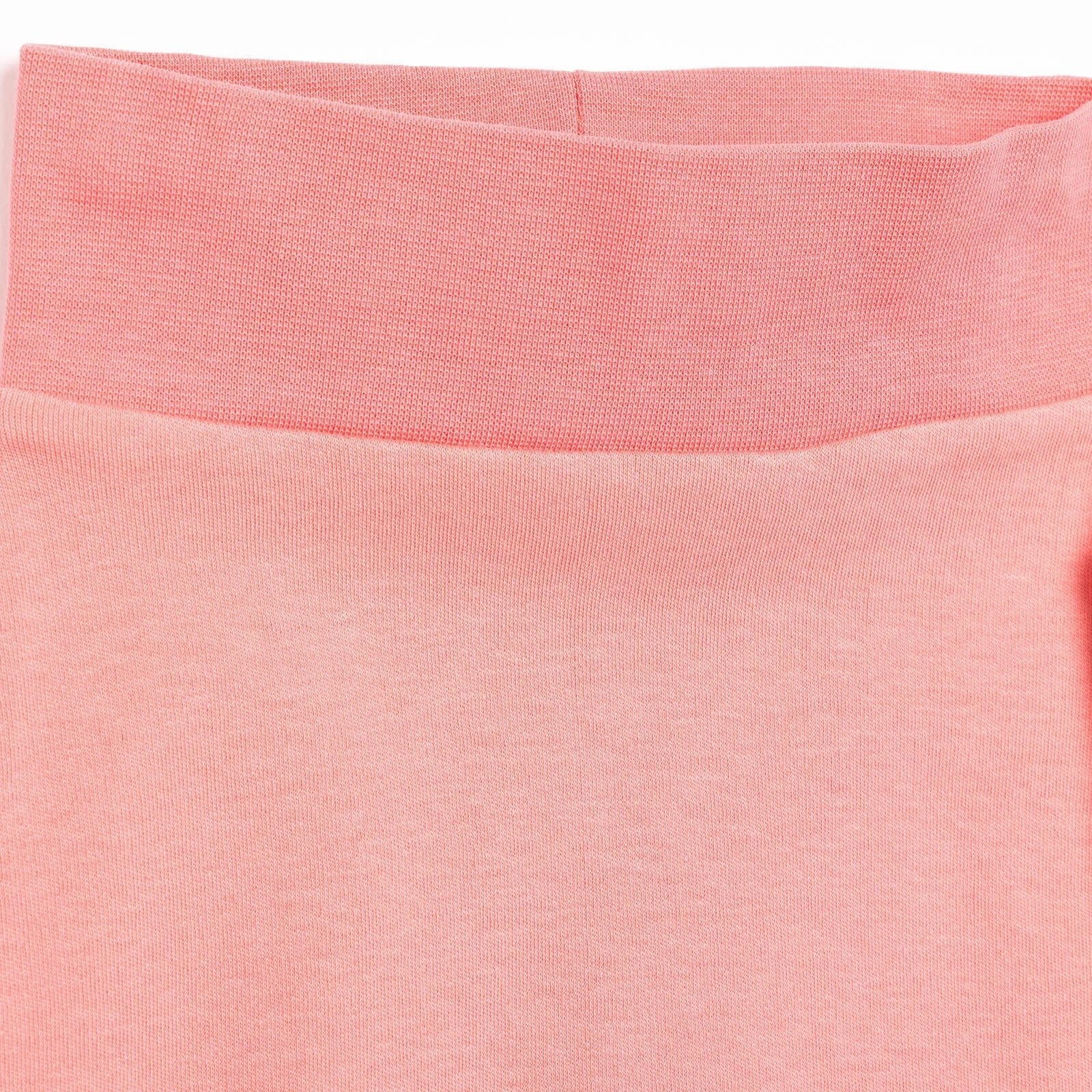 HelloBaby Girl 2 Piece Footles Bottom - Coral - mezetto ebebek ebebek