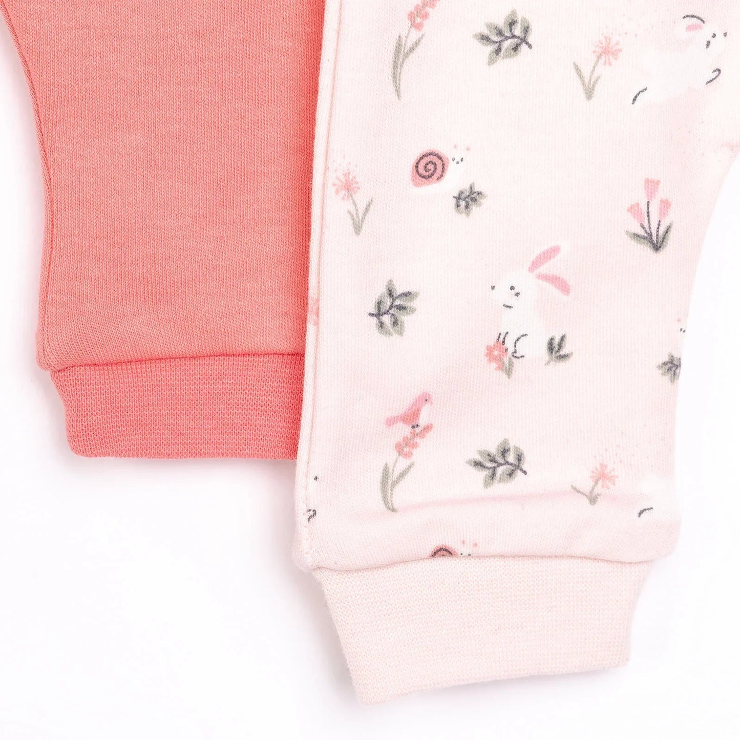 HelloBaby Girl 2 Piece Footles Bottom - Coral - mezetto ebebek ebebek