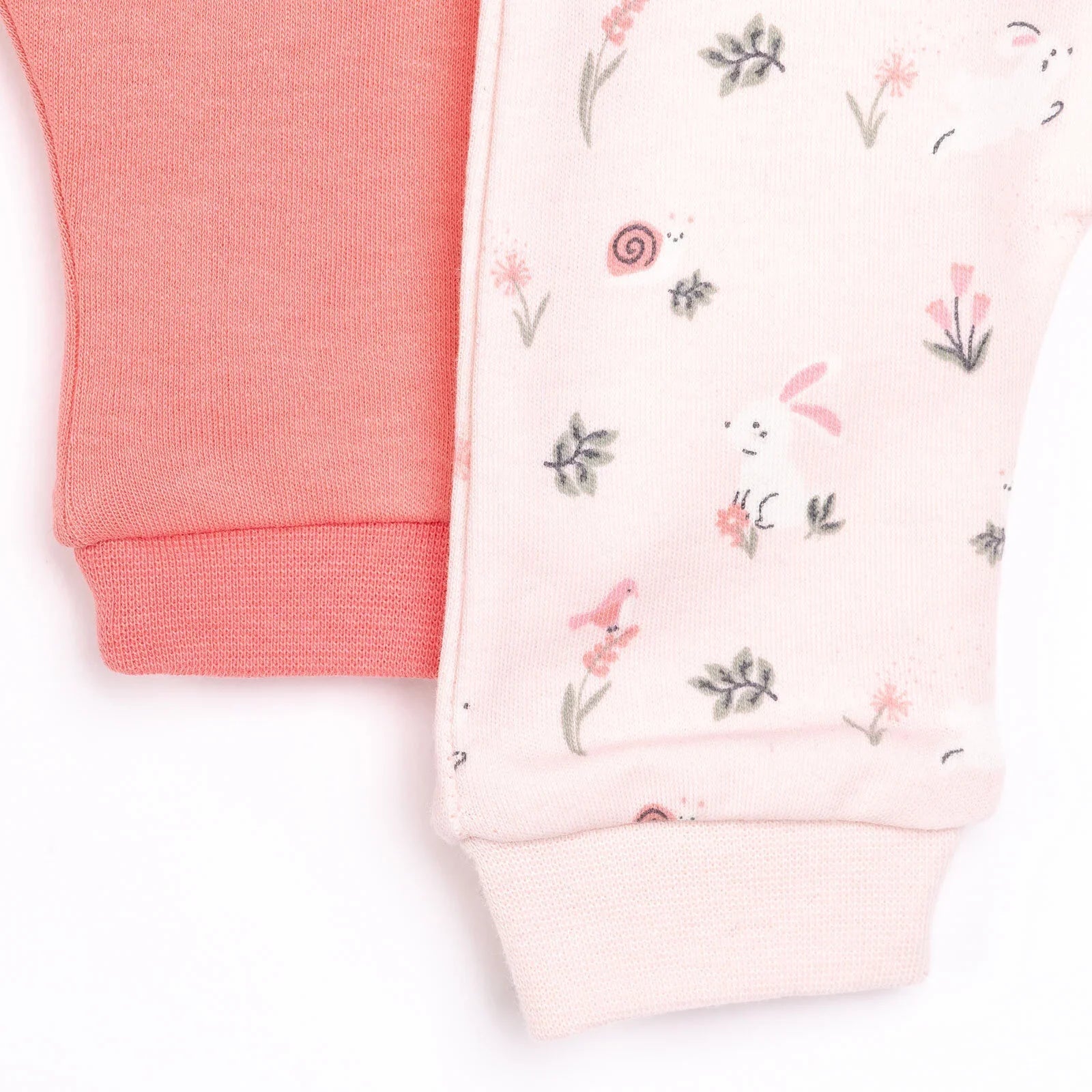 HelloBaby Girl 2 Piece Footles Bottom - Coral - mezetto ebebek ebebek