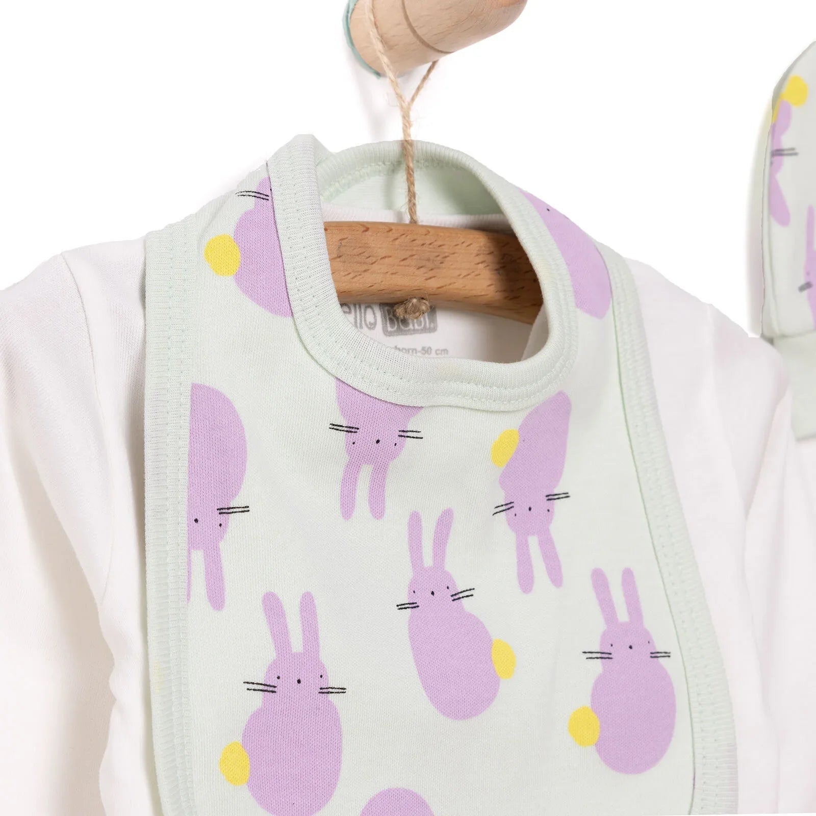 HelloBaby Girl 5 Piece Newborn Set - Ecru - mezetto ebebek ebebek
