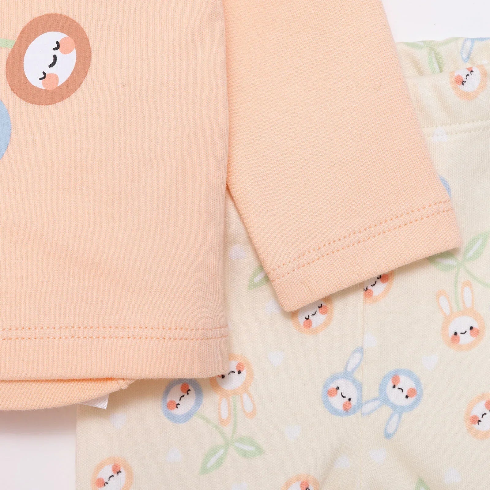 HelloBaby Girl 5 Piece Newborn Set - Salmon - mezetto ebebek ebebek