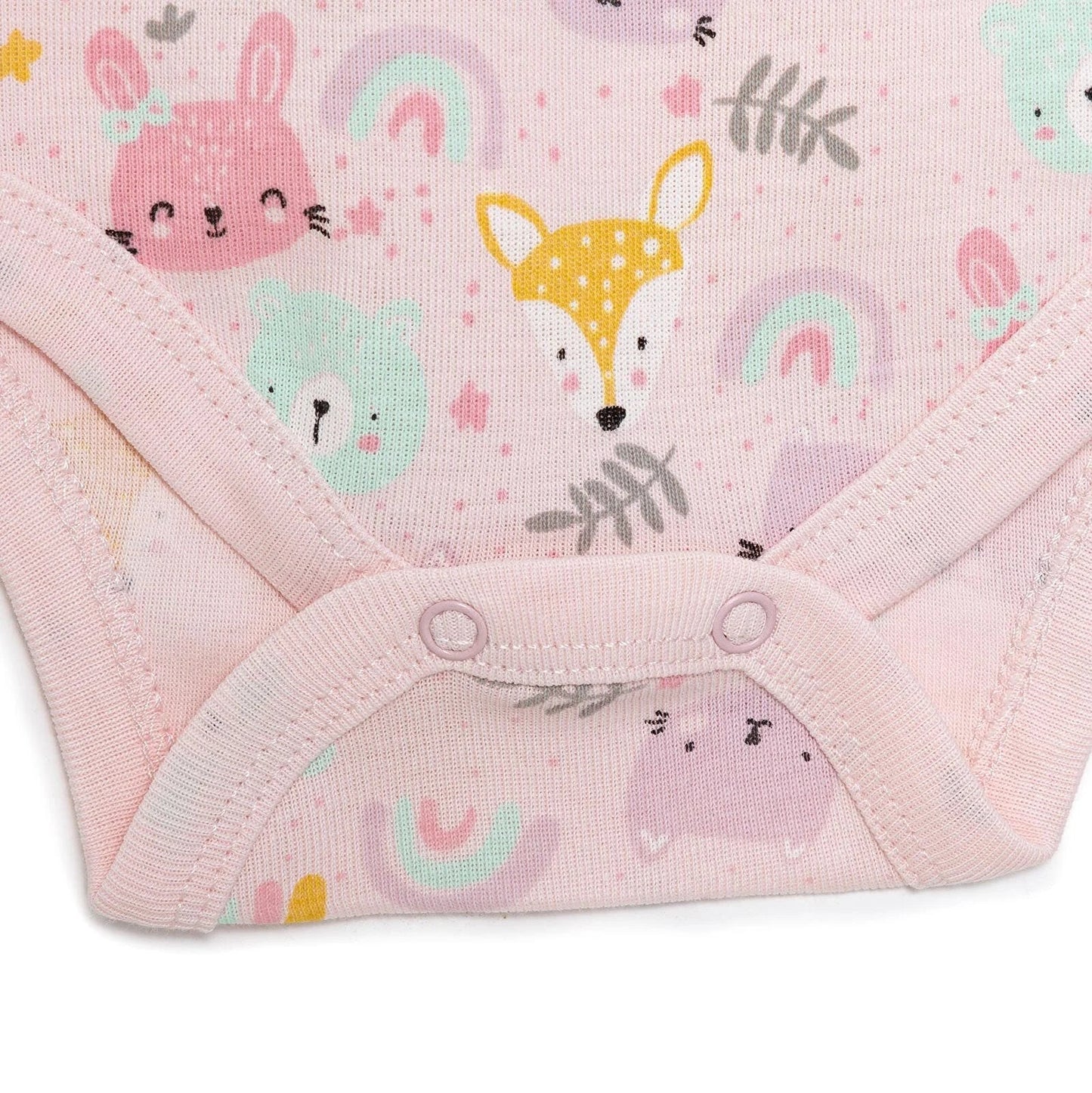 HelloBaby Girl Athlete Bodysuit - Pink - mezetto ebebek ebebek