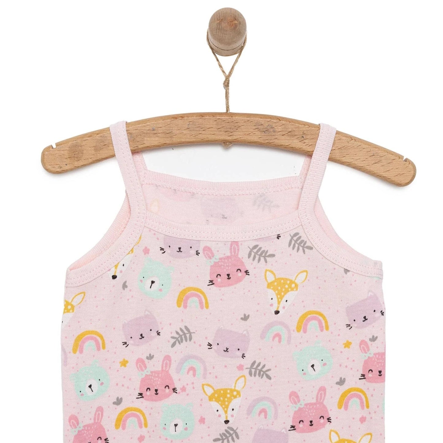 HelloBaby Girl Athlete Bodysuit - Pink - mezetto ebebek ebebek