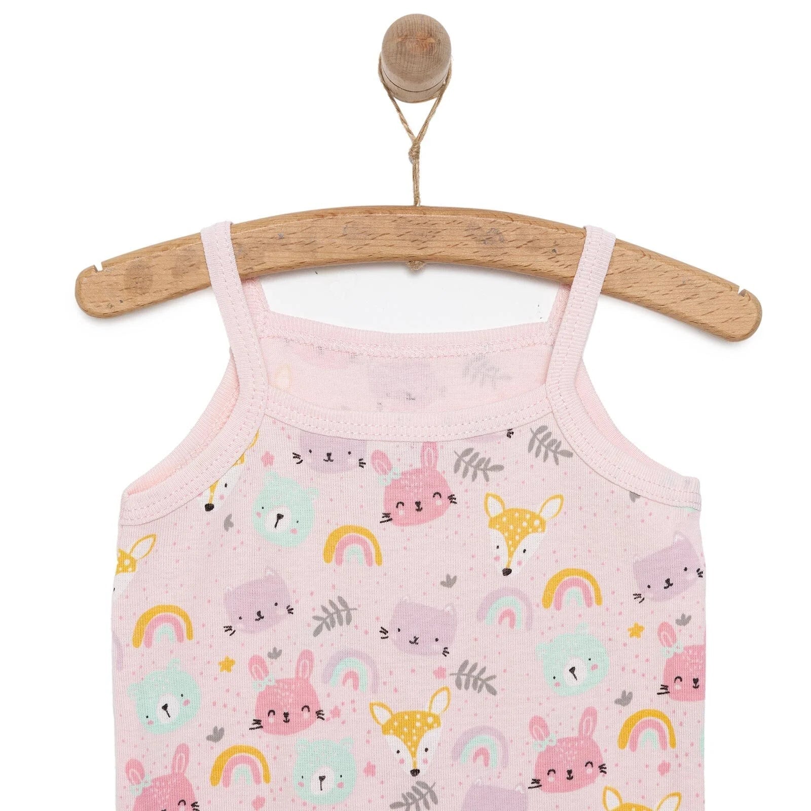HelloBaby Girl Athlete Bodysuit - Pink - mezetto ebebek ebebek