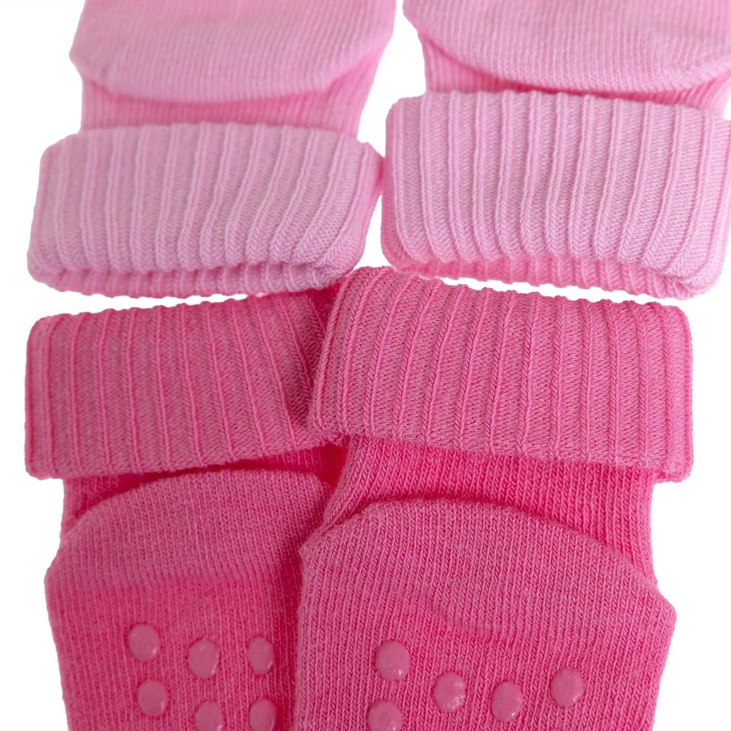 HelloBaby Girl Baby Socks 3 Pack - Pink - mezetto ebebek ebebek