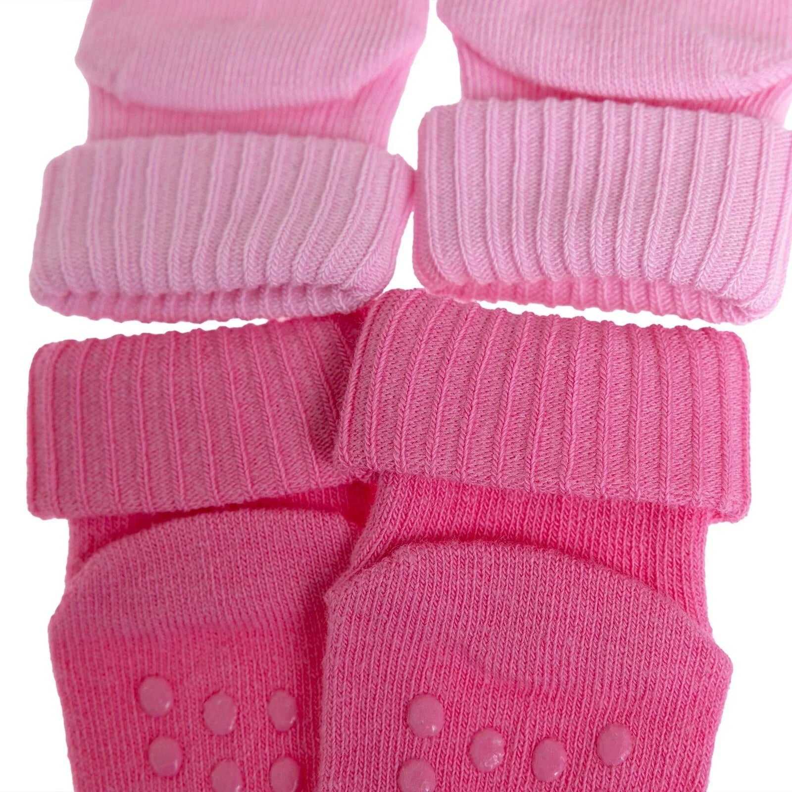 HelloBaby Girl Baby Socks 3 Pack - Pink - mezetto ebebek ebebek