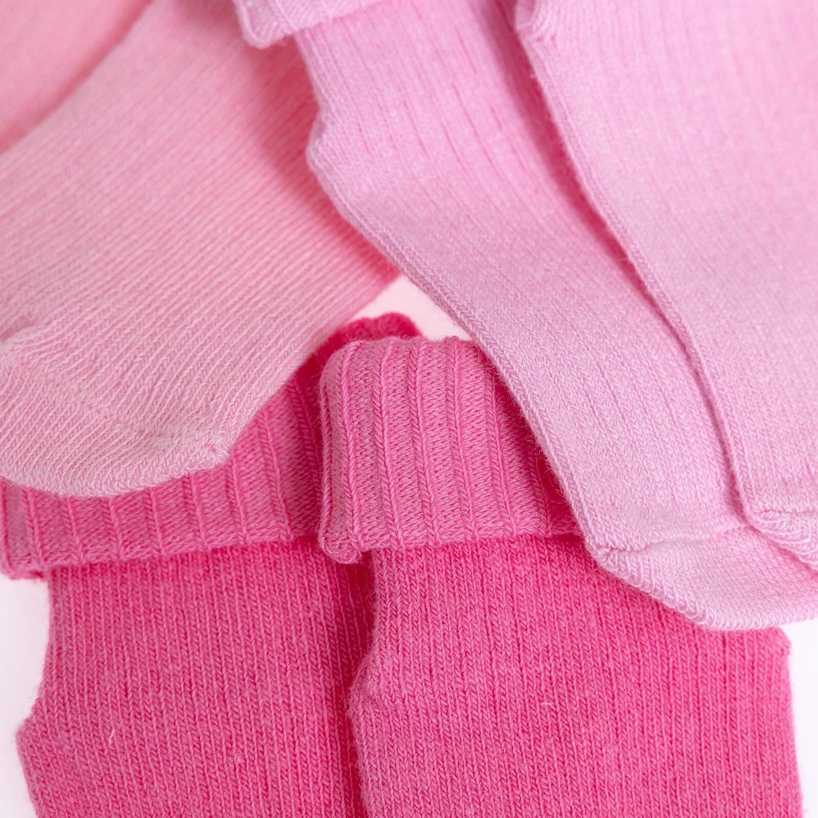 HelloBaby Girl Baby Socks 3 Pack - Pink - mezetto ebebek ebebek