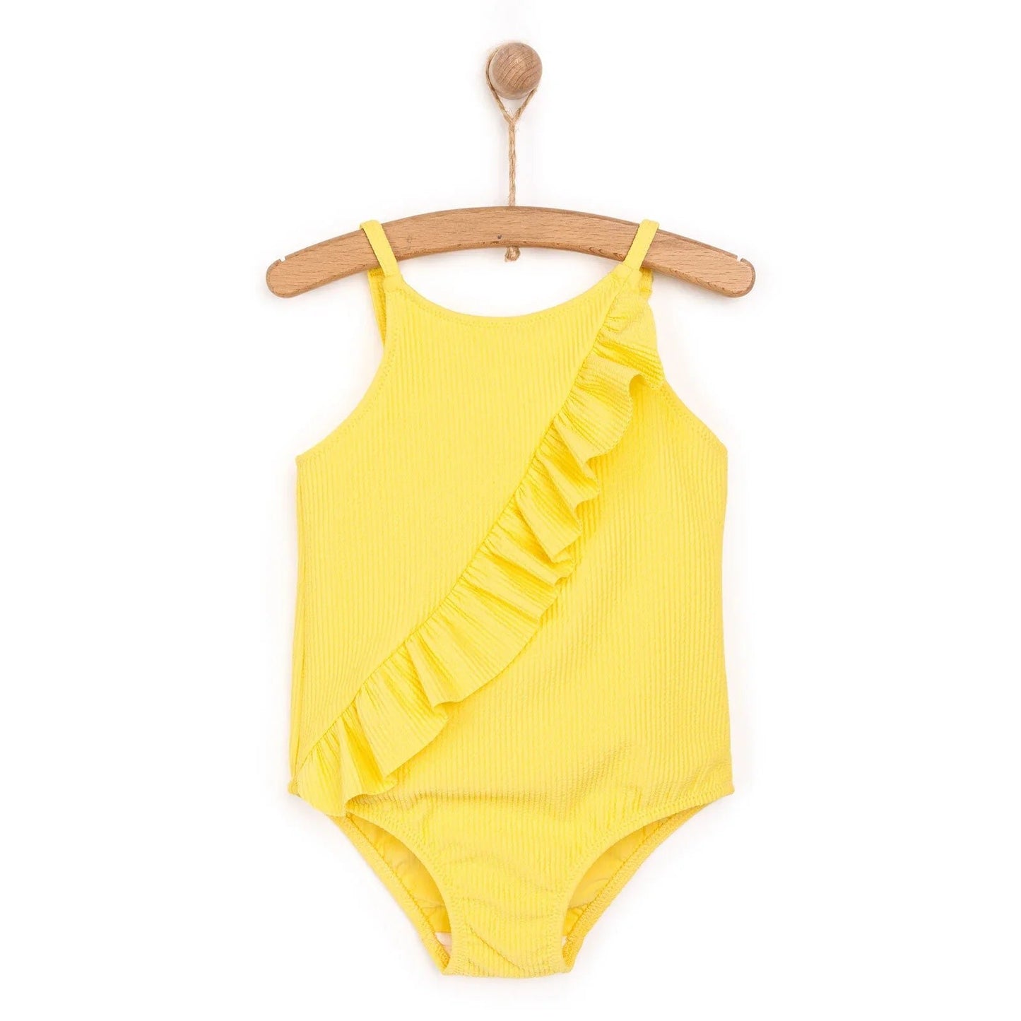 HelloBaby Girl Baby Swimsuit - Yellow - mezetto ebebek ebebek