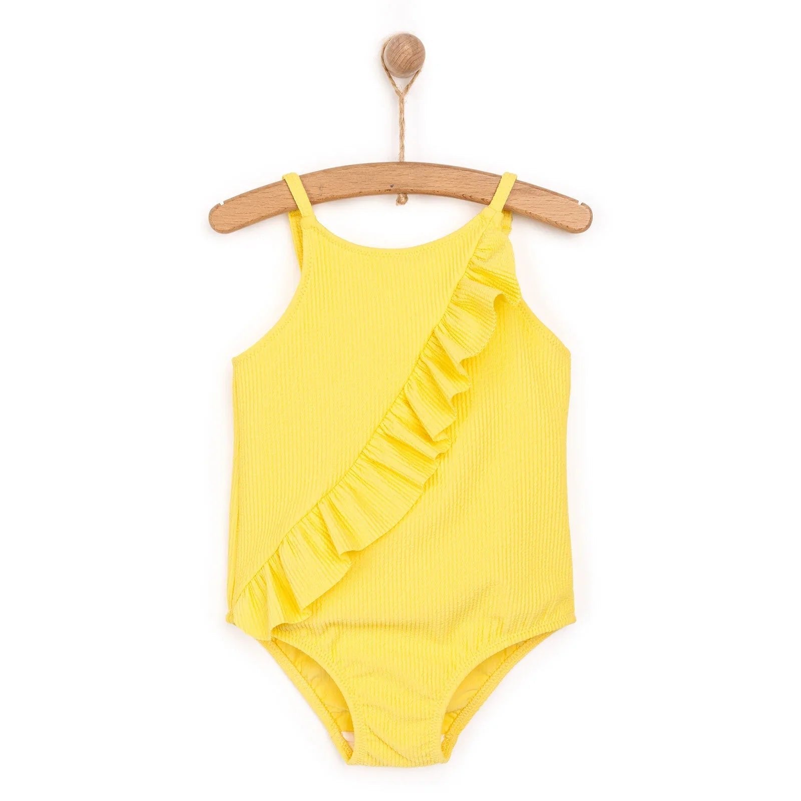 HelloBaby Girl Baby Swimsuit - Yellow - mezetto ebebek ebebek