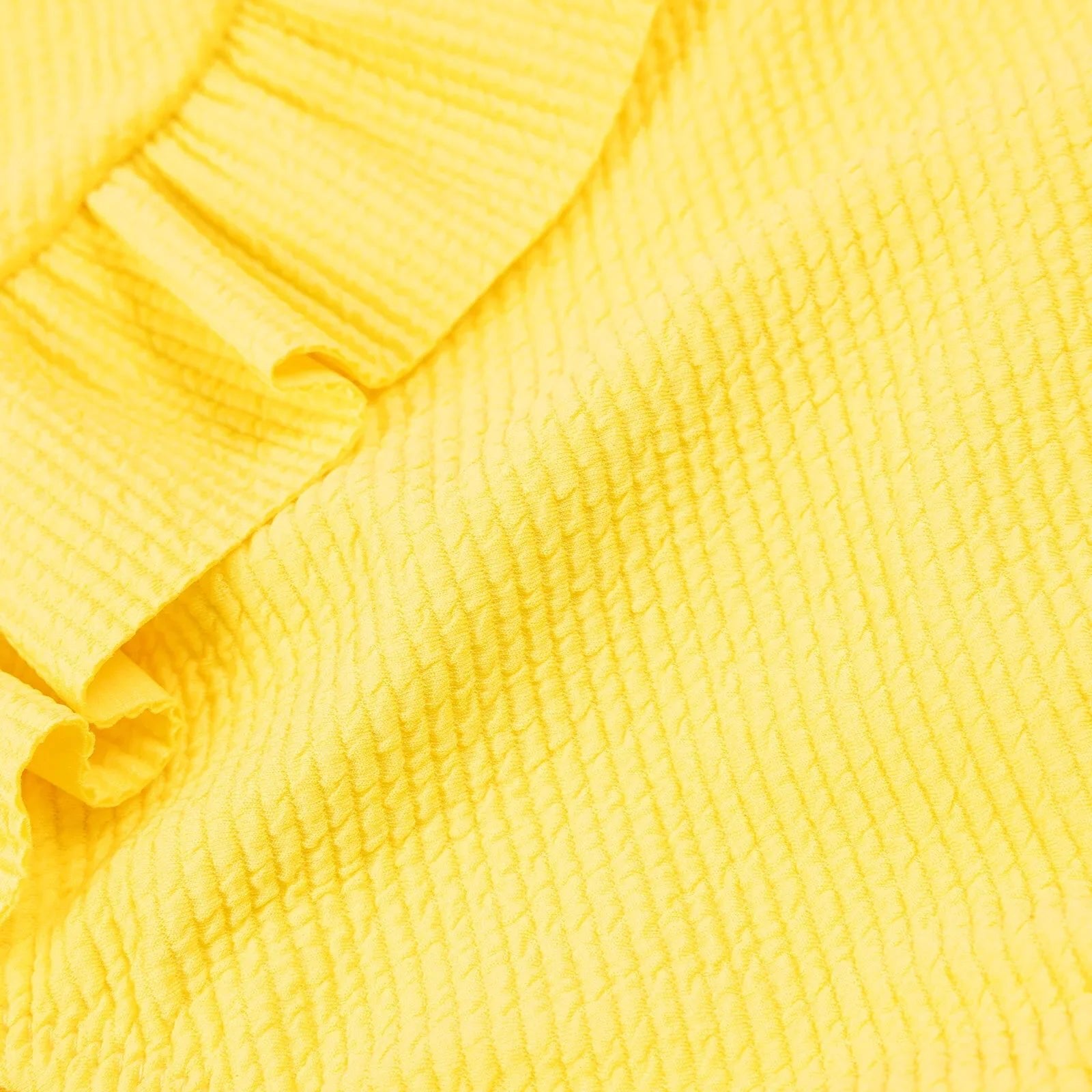 HelloBaby Girl Baby Swimsuit - Yellow - mezetto ebebek ebebek